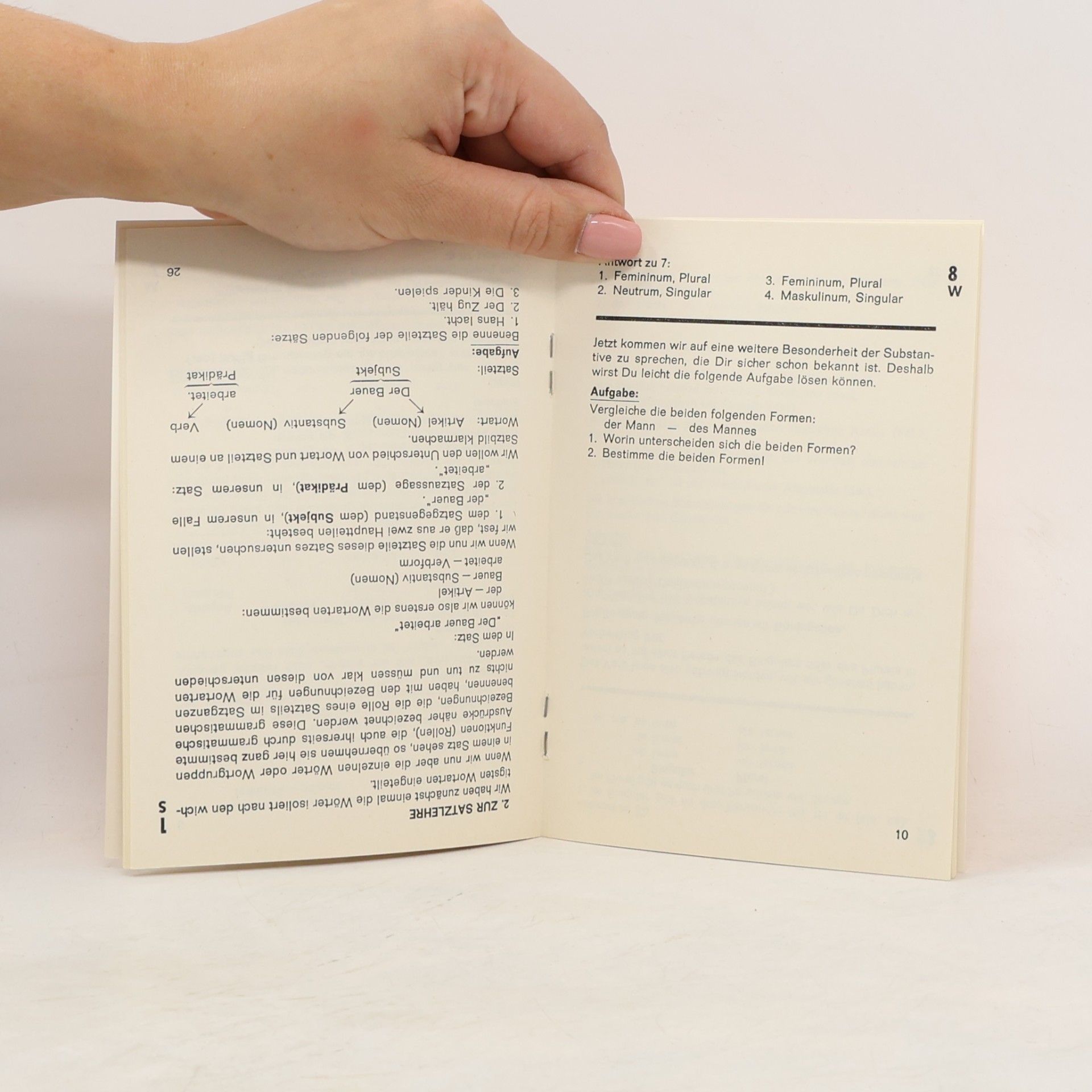 Walter Hagenow Grundbegriffe der Grammatik. Ein Lehrprogramm