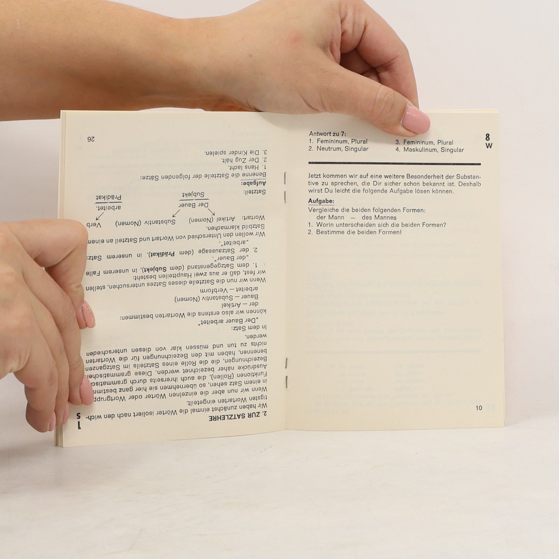 Walter Hagenow Grundbegriffe der Grammatik. Ein Lehrprogramm