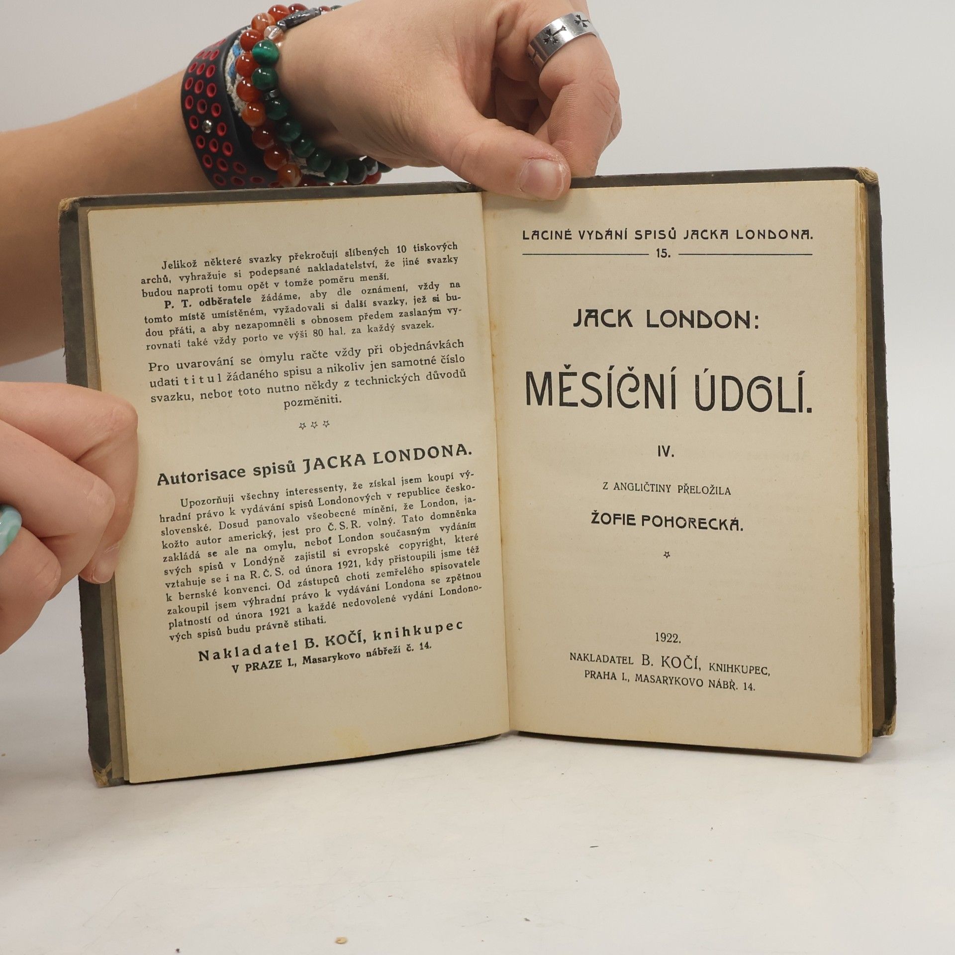 Jack London Měsíční údolí IV.