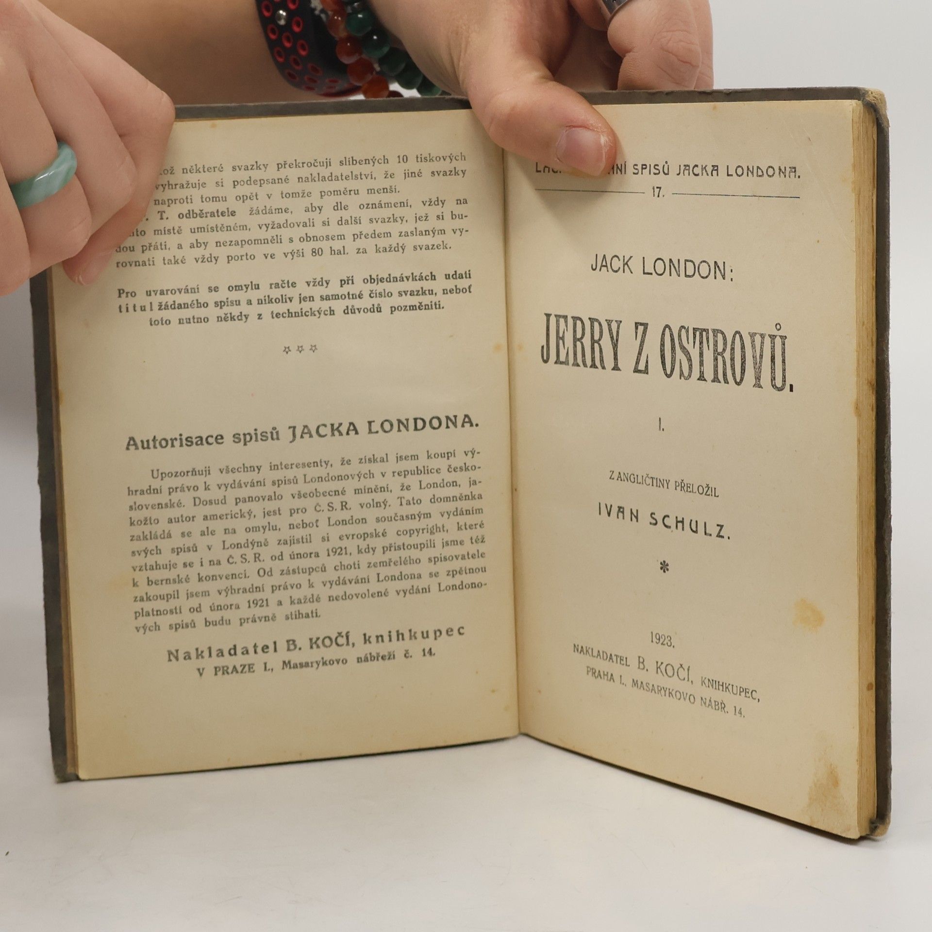 Jack London Jerry z Ostrovů. 1. díl