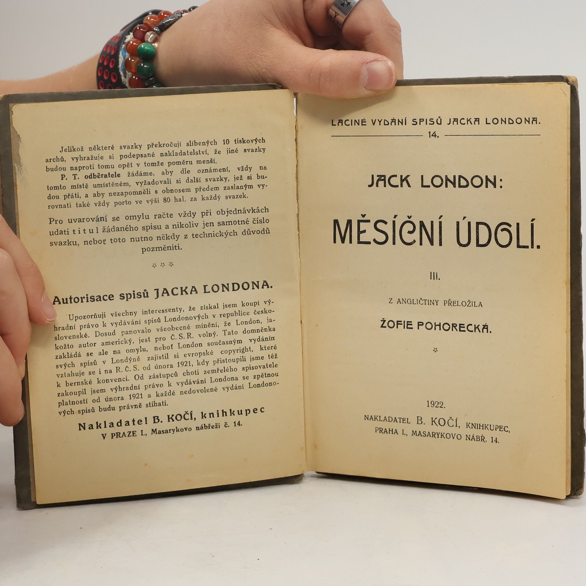 Jack London Měsíční údolí III. díl
