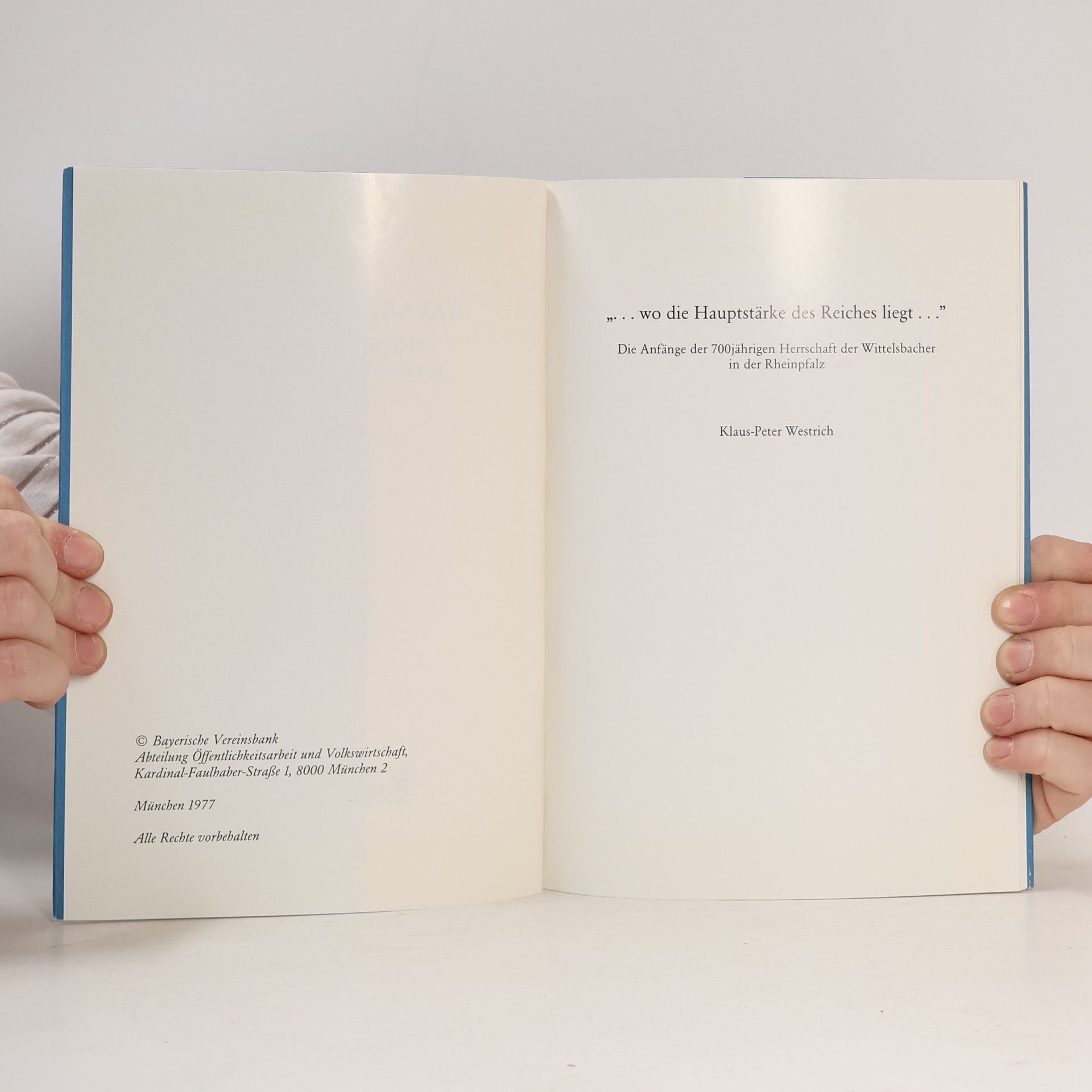 Klaus Peter Westrich Bavaria antiqua