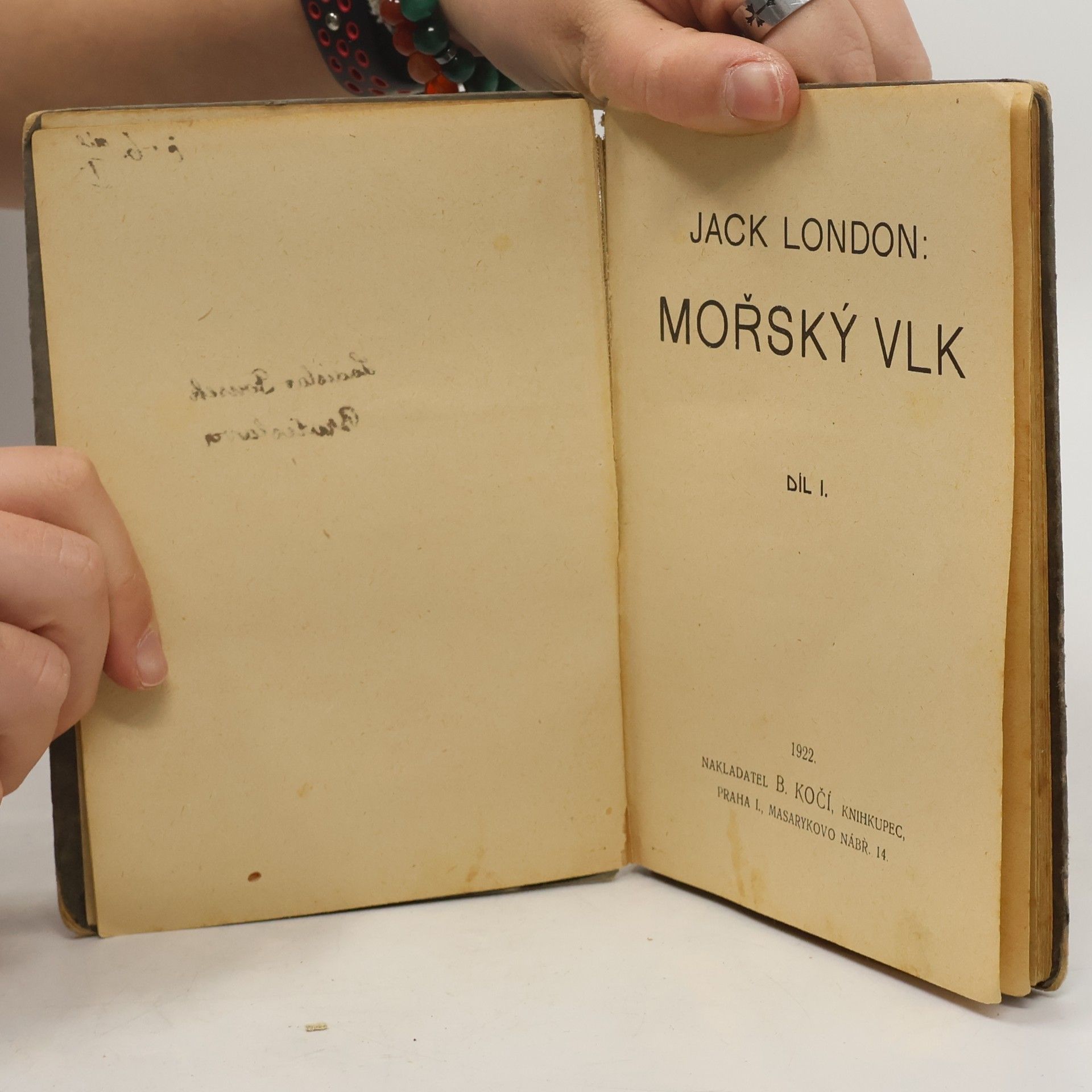 Jack London Mořský vlk díl 1.