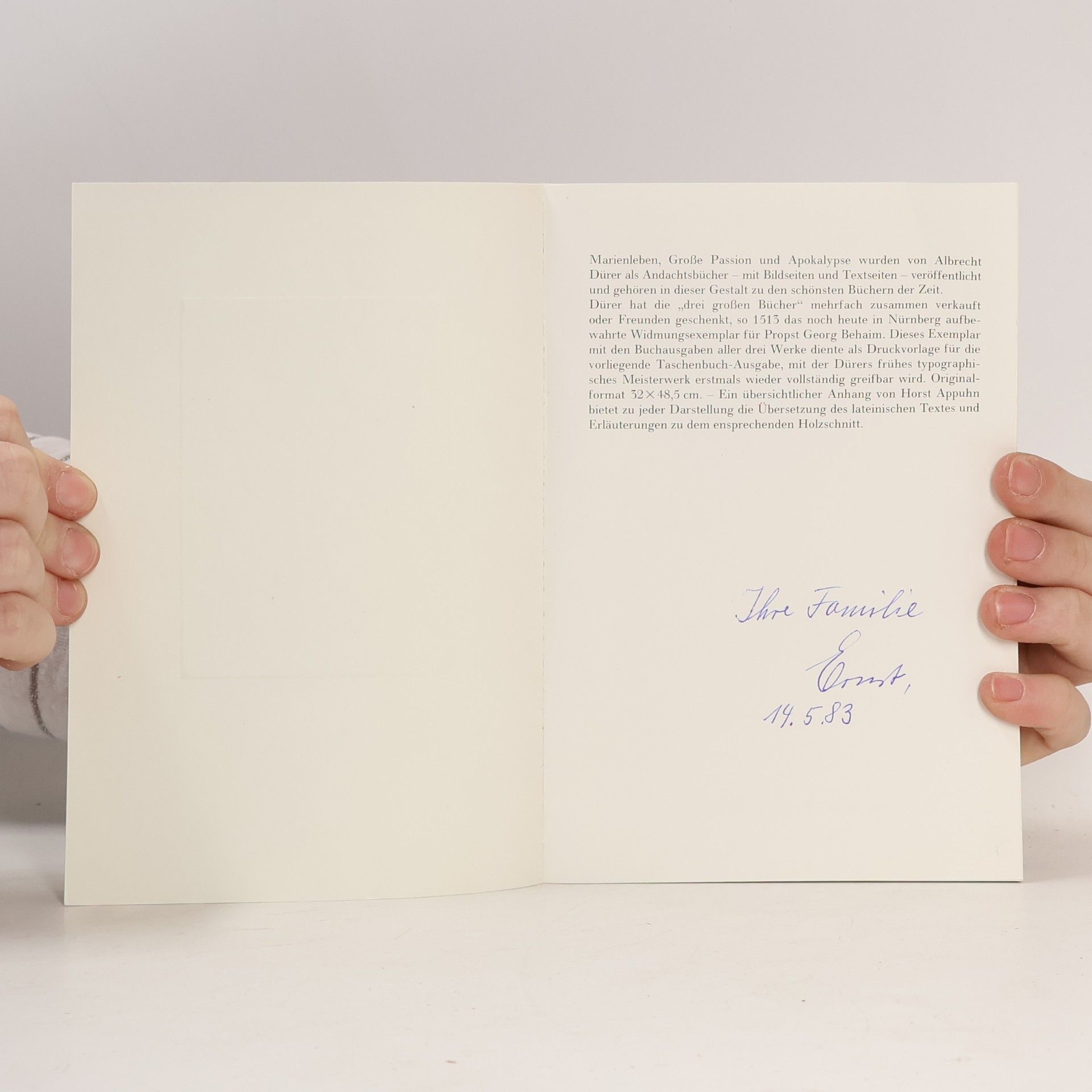 Albrecht Dürer Die drei grossen Bücher