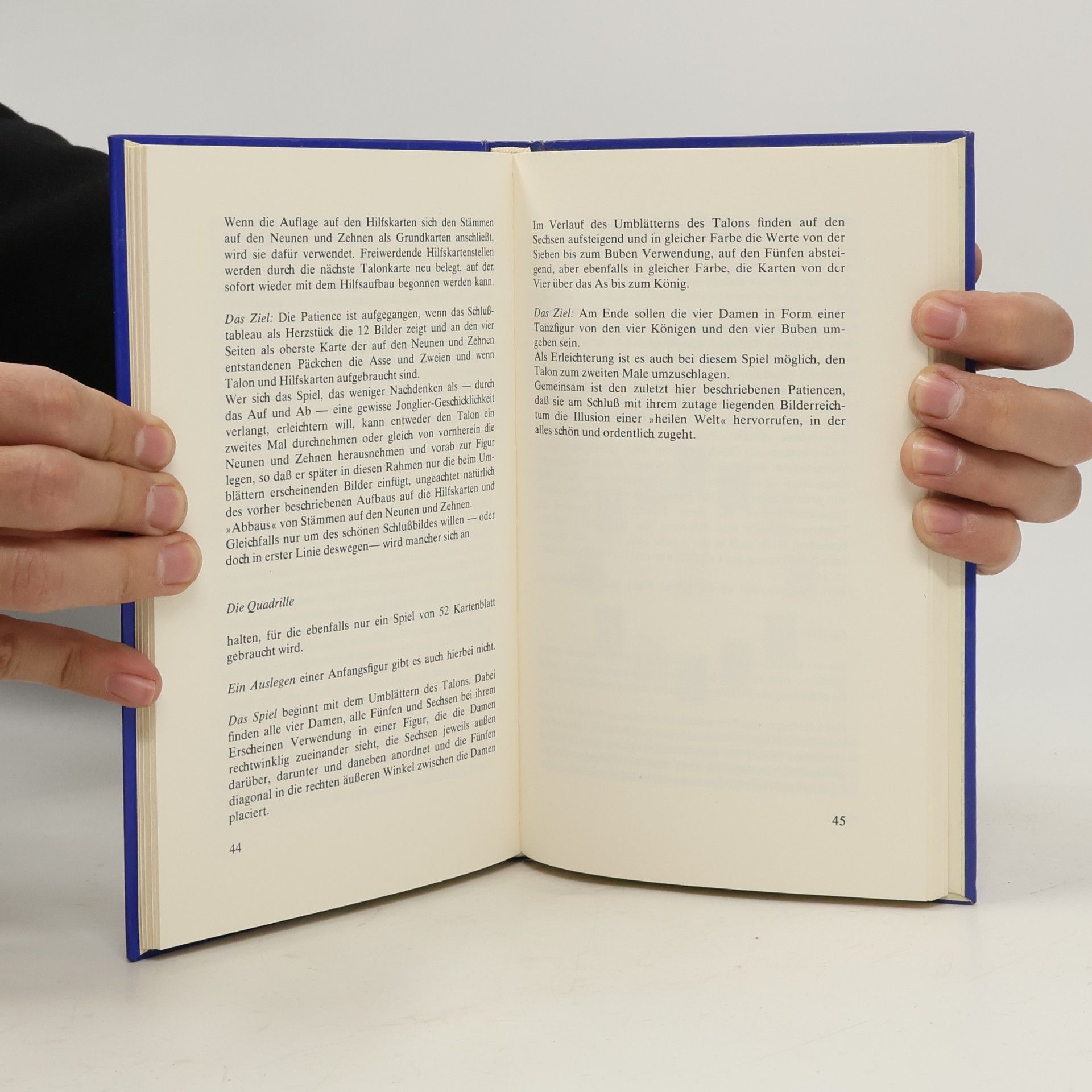 Elisabeth von Sicard Das kleine Buch der Patiencen