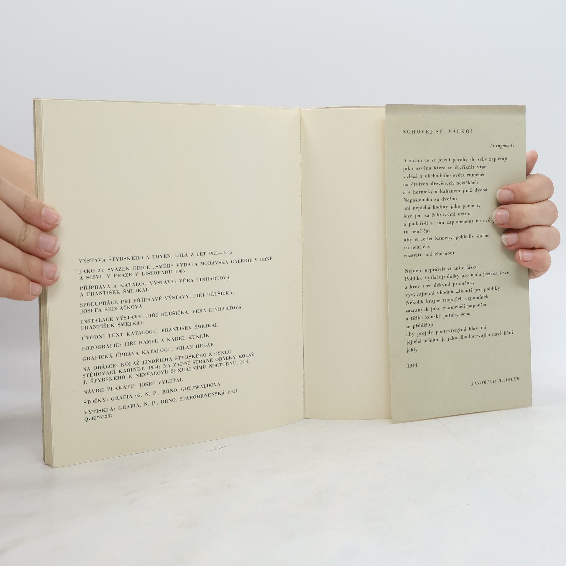 Collectif d'auteurs Štýrský a Toyen. 1921 - 1945