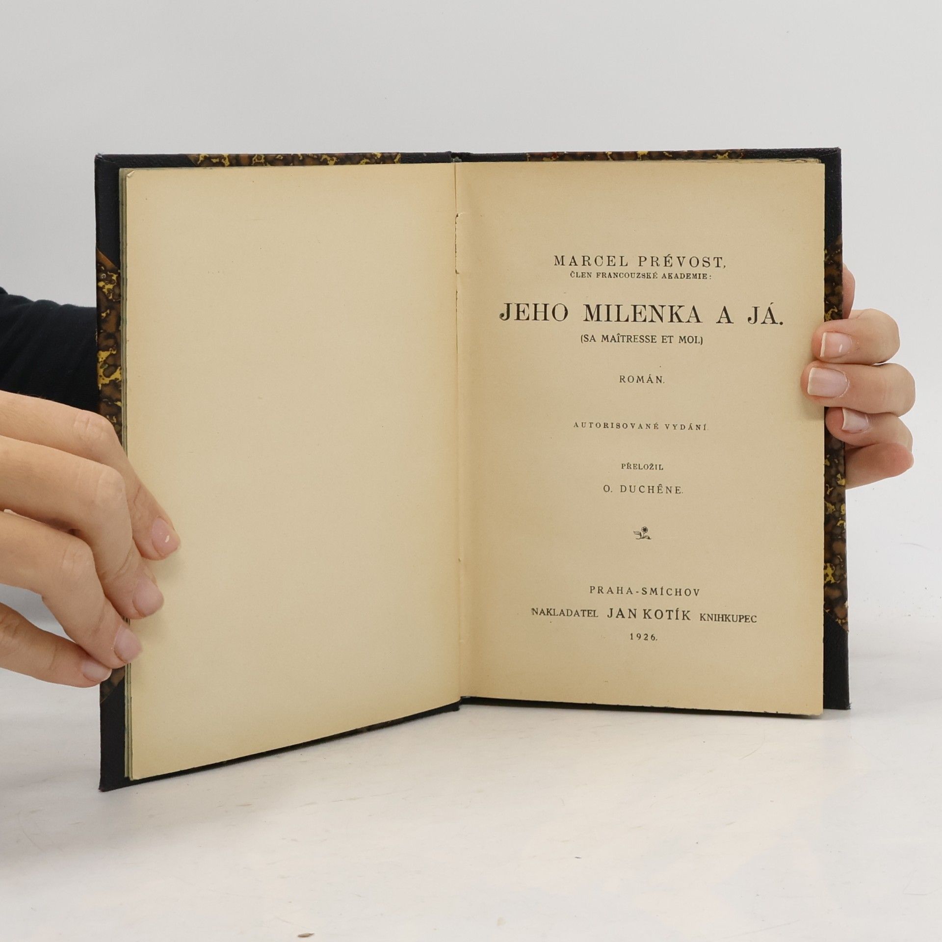 Marcel Prévost Jeho milenka a já