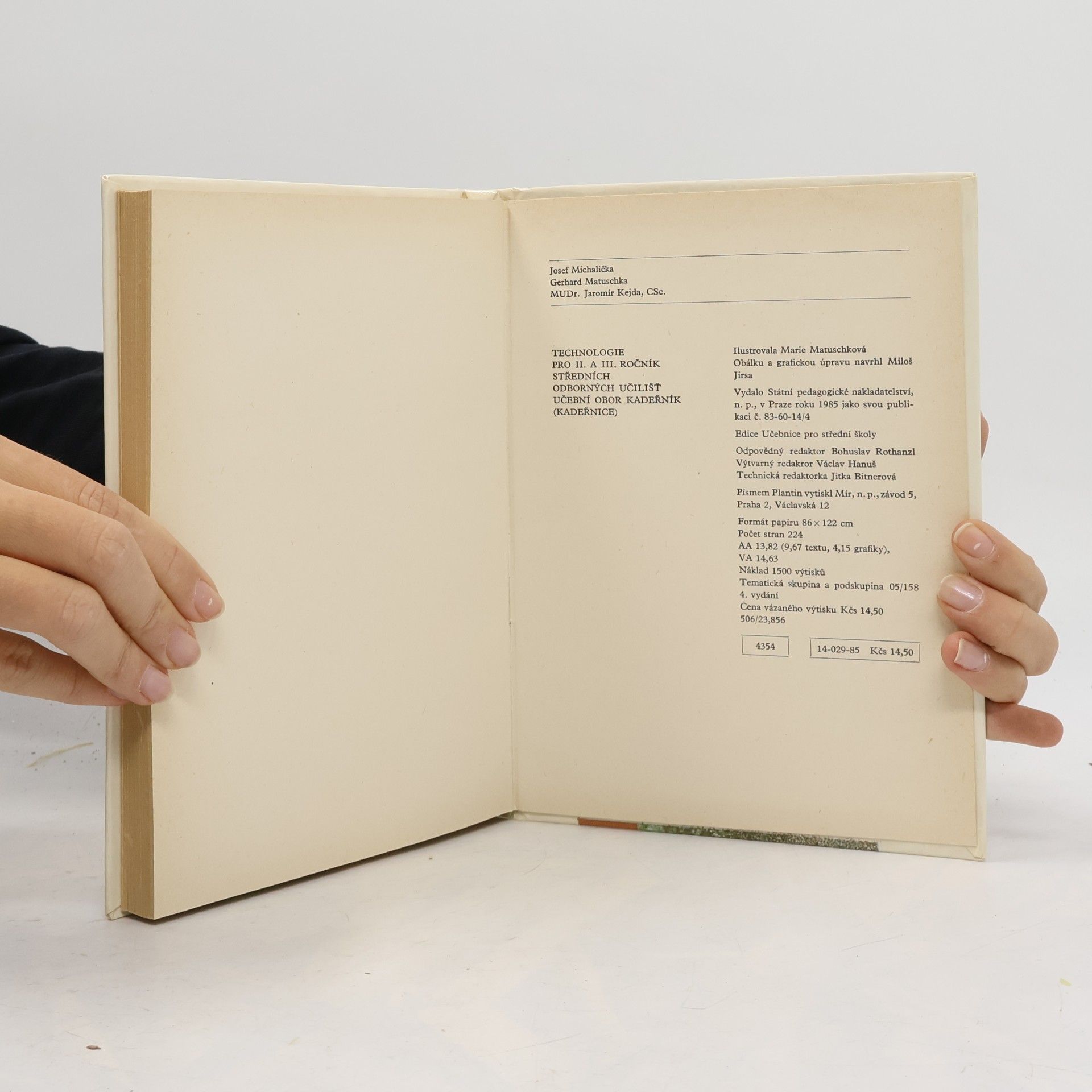 Various authors Technologie pro holiče a kadeřníky II a III