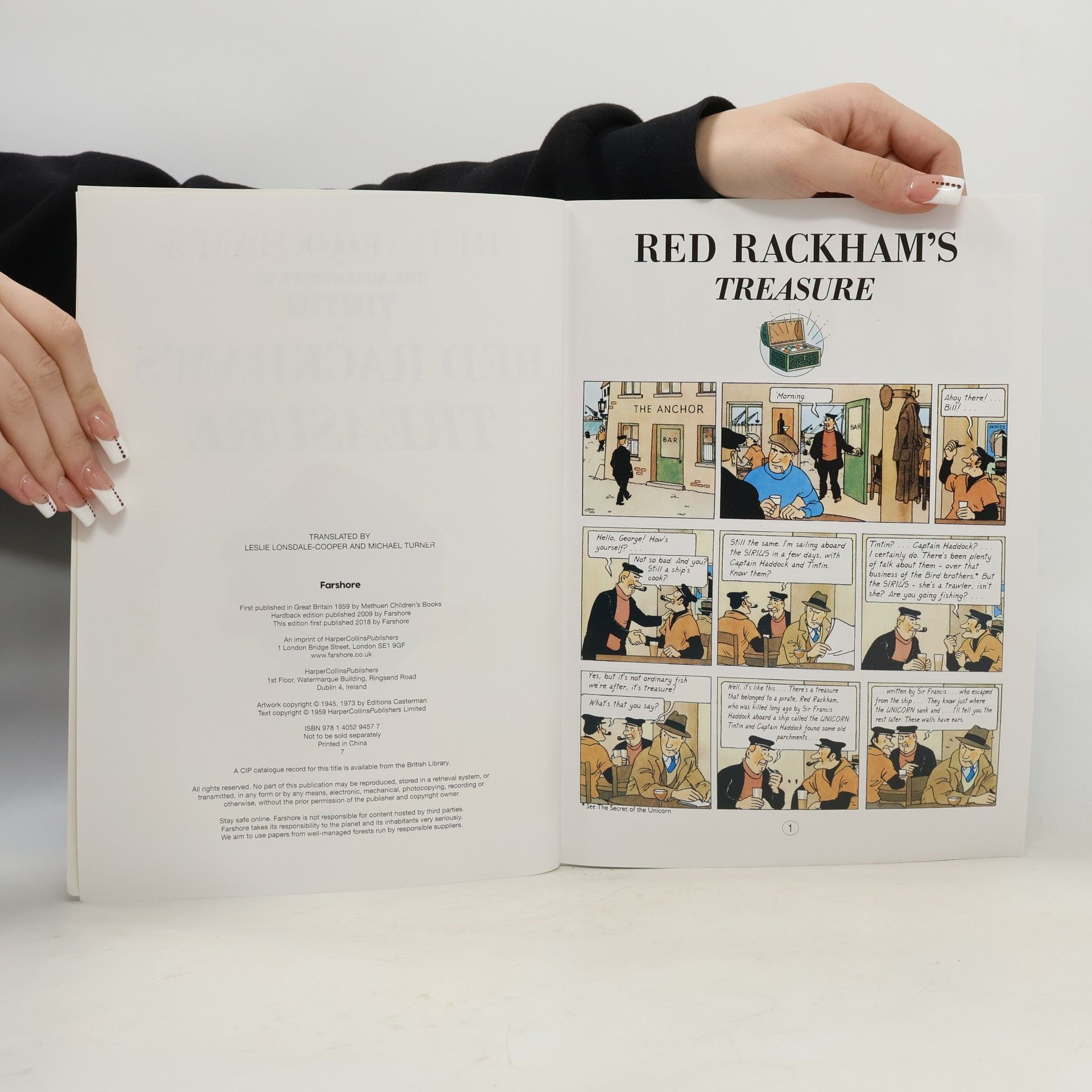 Hergé Red Rackham's Treasure
