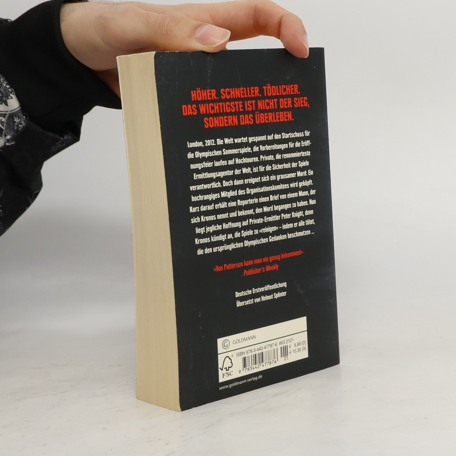James Patterson Private Games - der Countdown des Todes