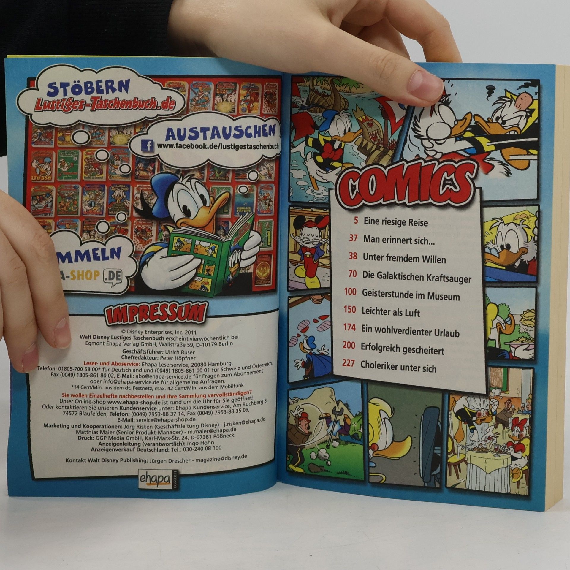 Walt Disney Lustiges Taschenbuch 417. Sommer...