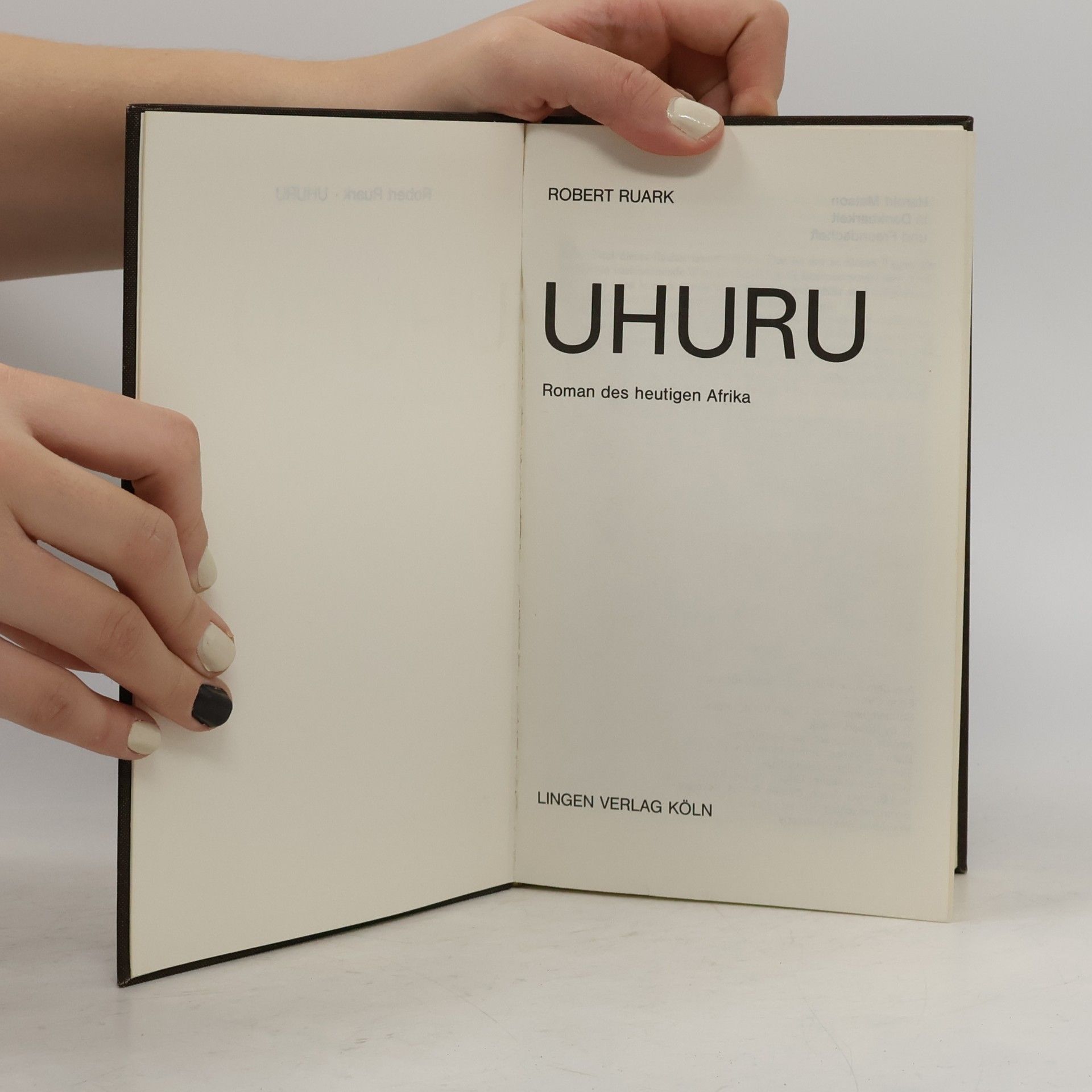Robert Ruark Uhuru