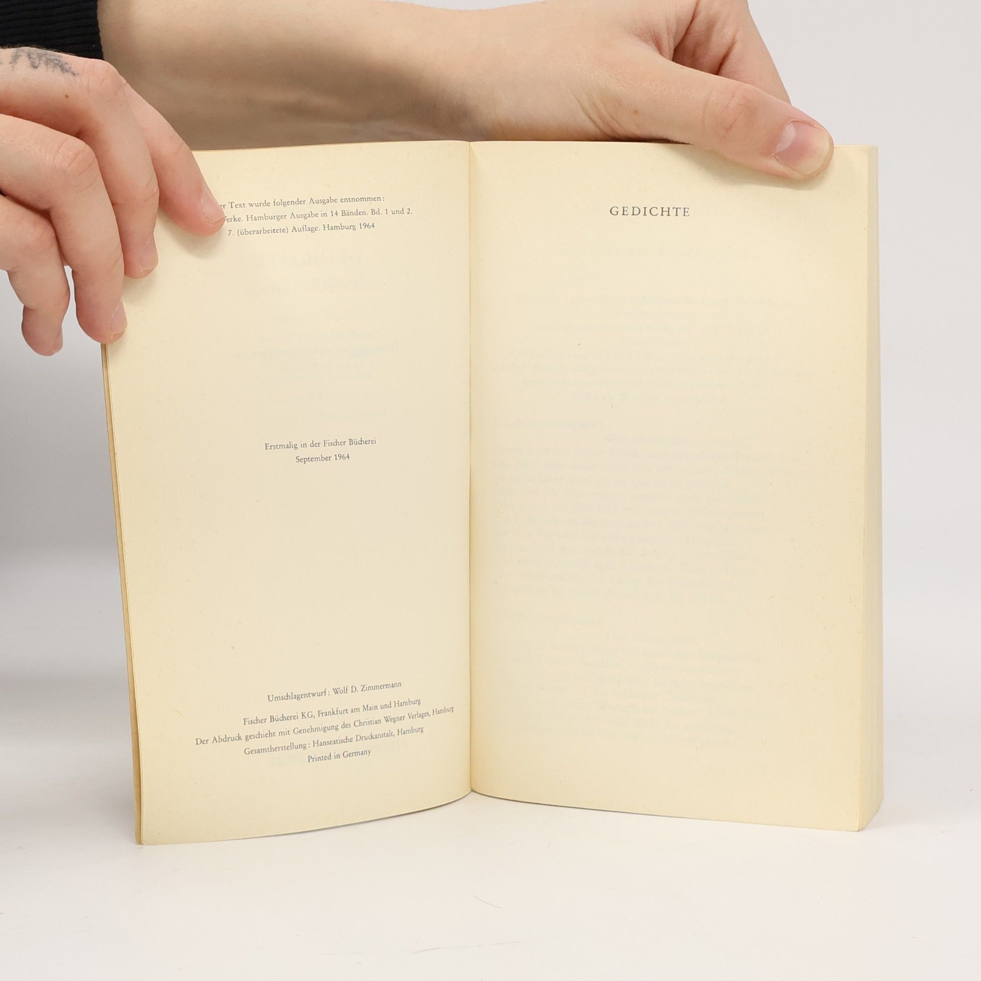 Johann Wolfgang von Goethe Goethe Gedichte 1