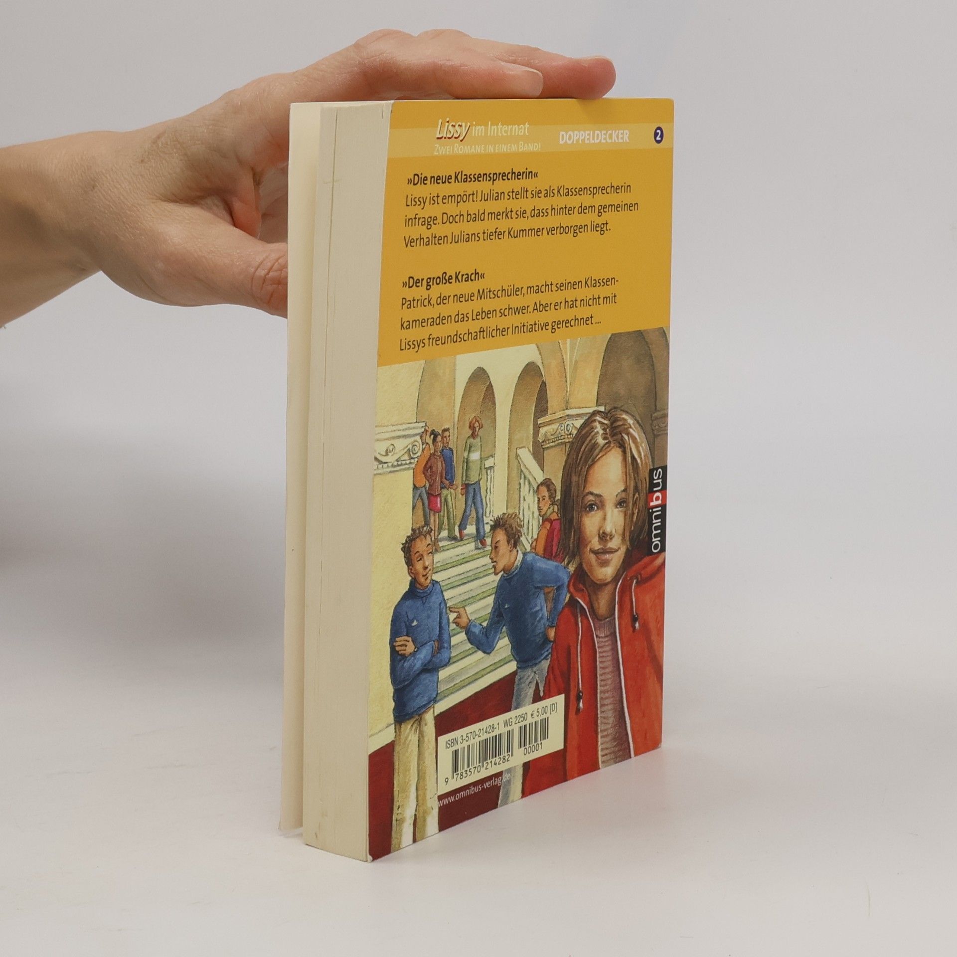 Enid Blyton Lissy im Internat, Doppeldecker. Bd.2. Die neue Klassensprecherin; Der große Krach