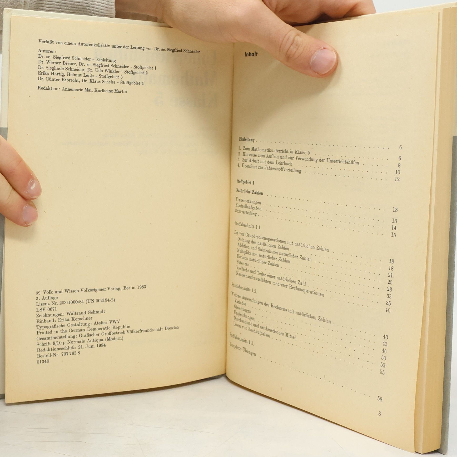 Siegfried Schneider Mathematik Klasse 5