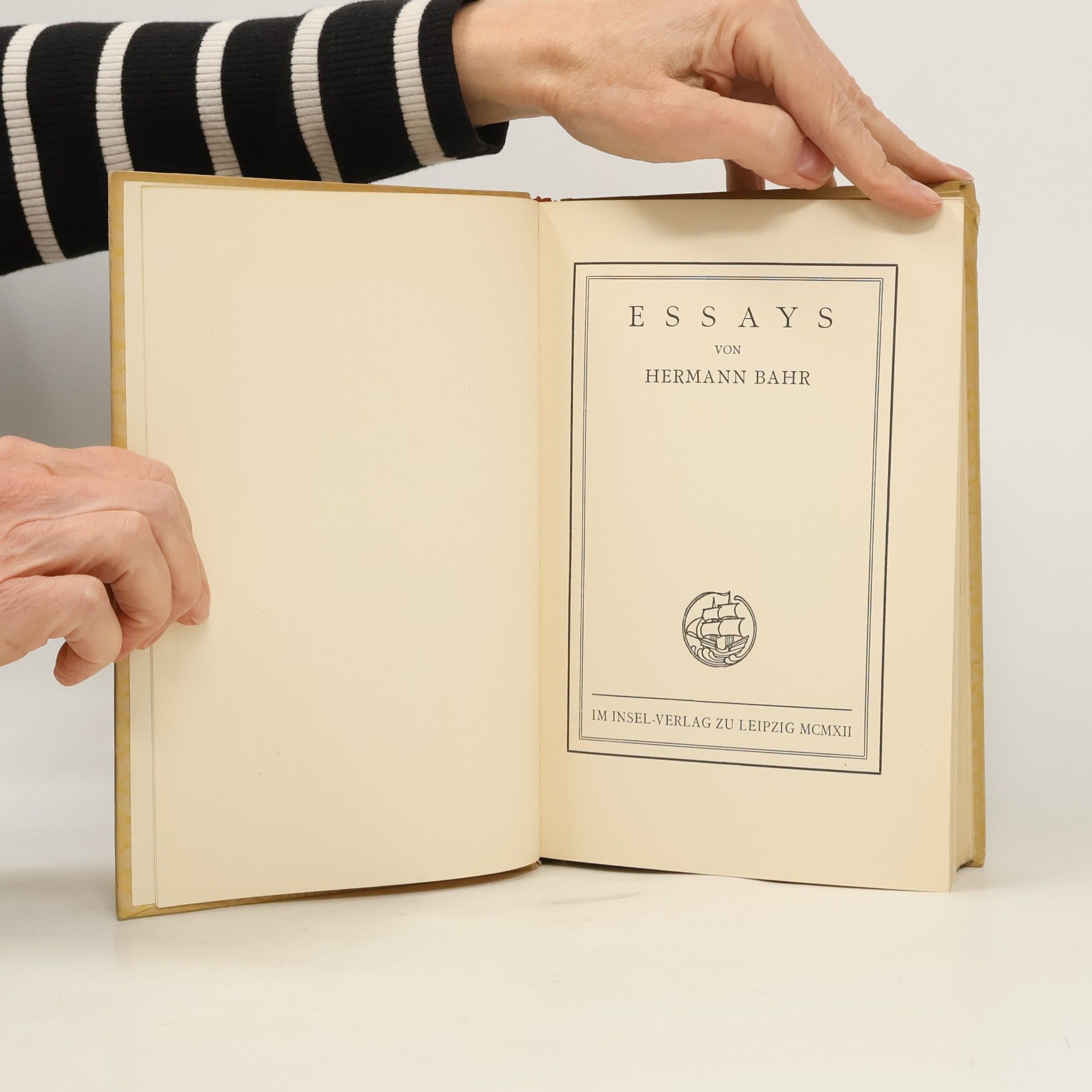 Hermann Bahr ESSAYS