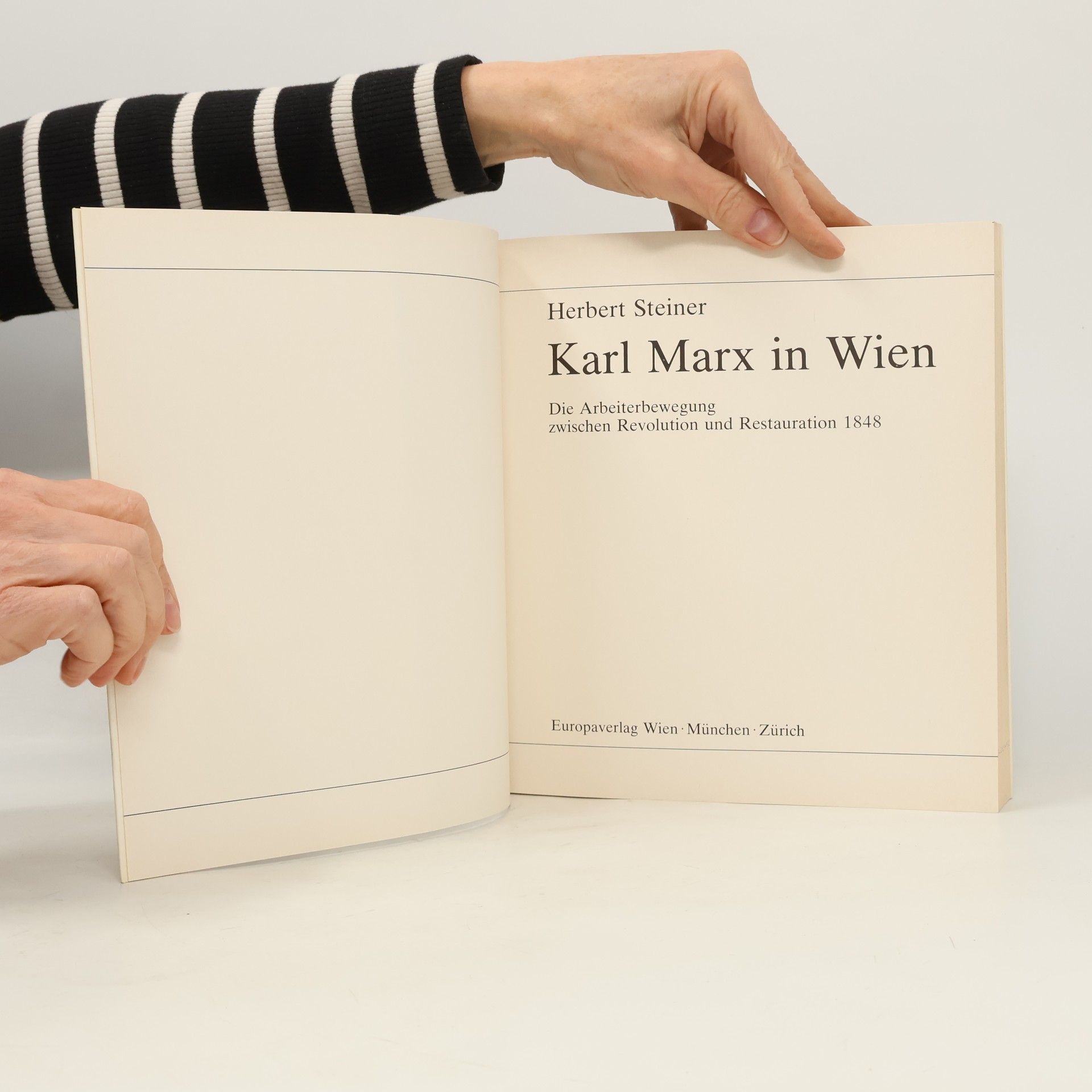 Herbert Steiner Karl Marx in Wien