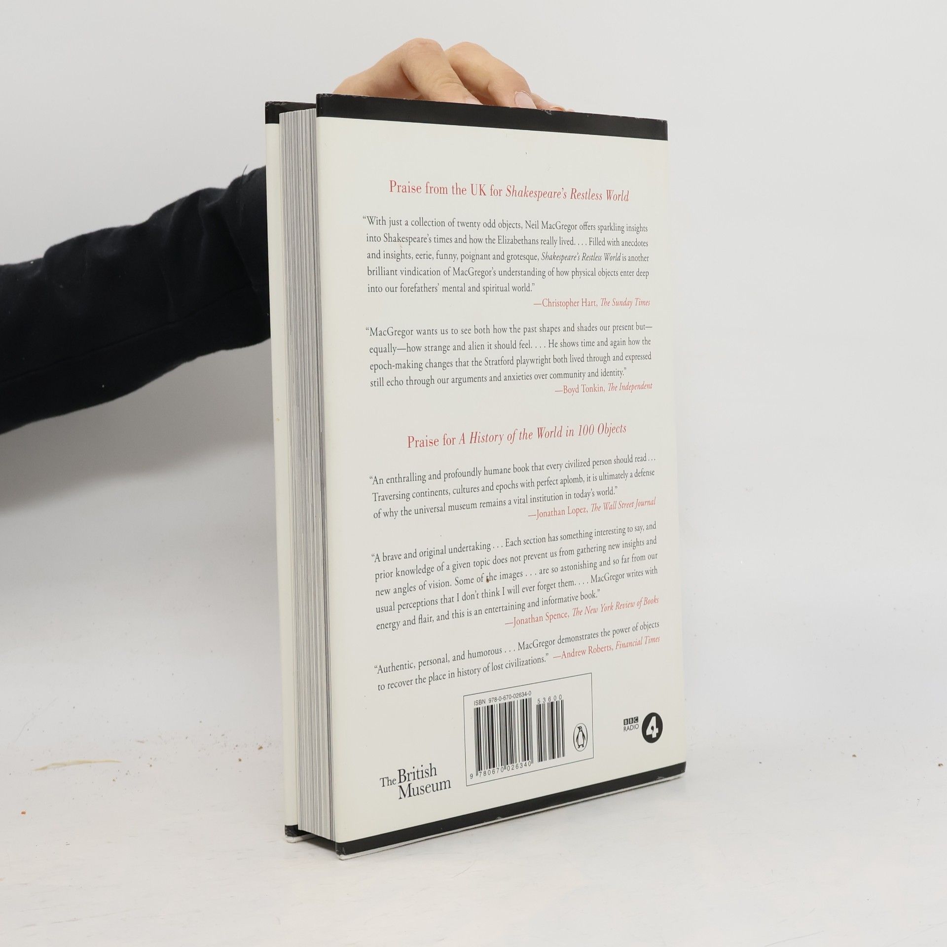 Neil MacGregor Shakespeare's Restless World