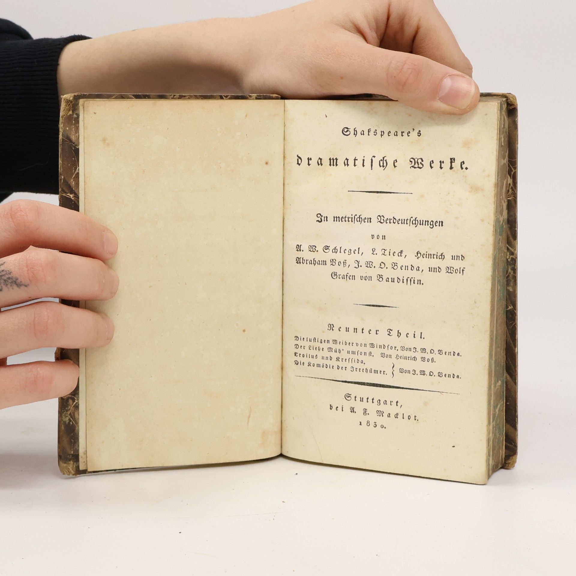 William Shakespeare Shakspeare's WERKE