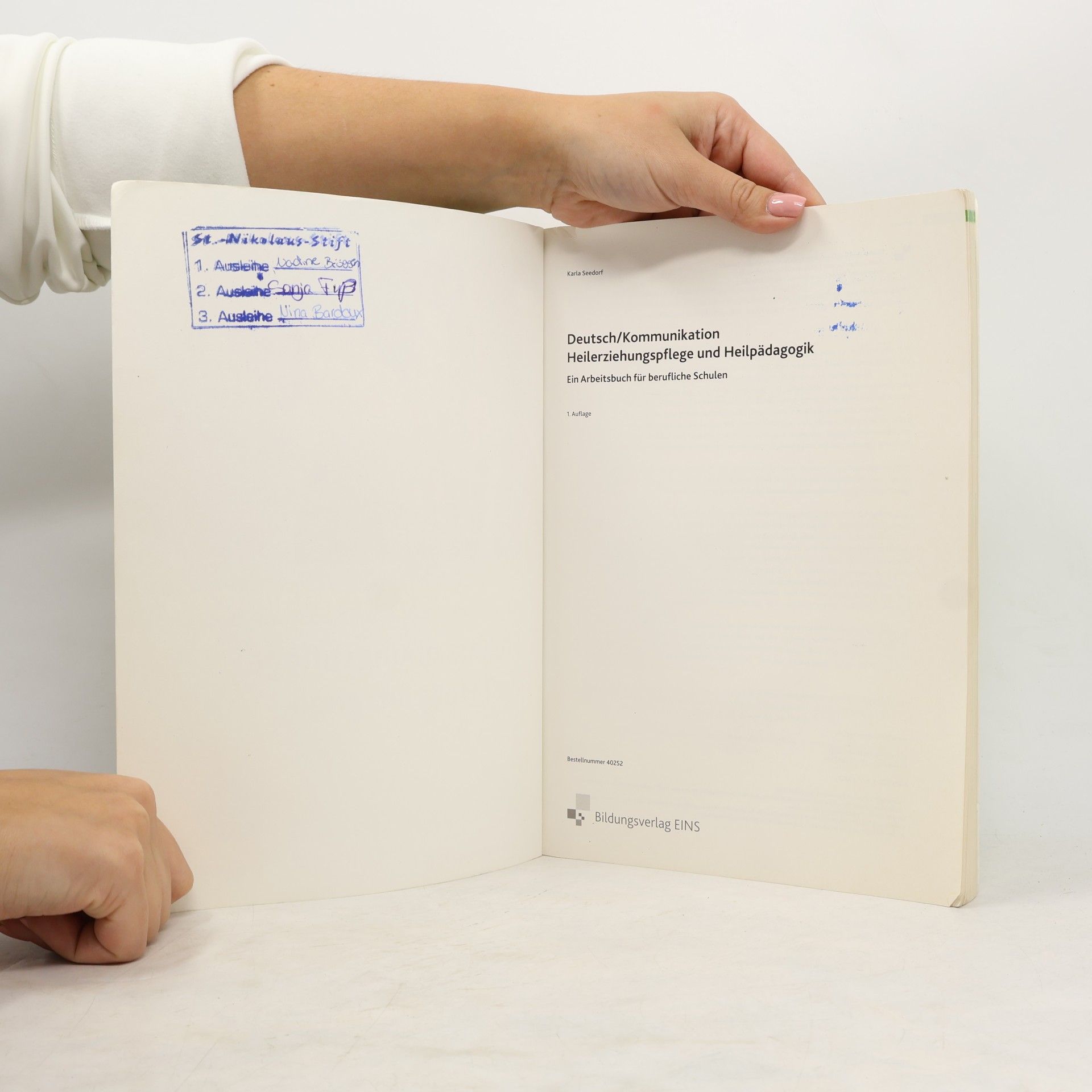 Karla Seedorf Deutsch/Kommunikation - Heilerziehungspflege und Heilpädagogik
