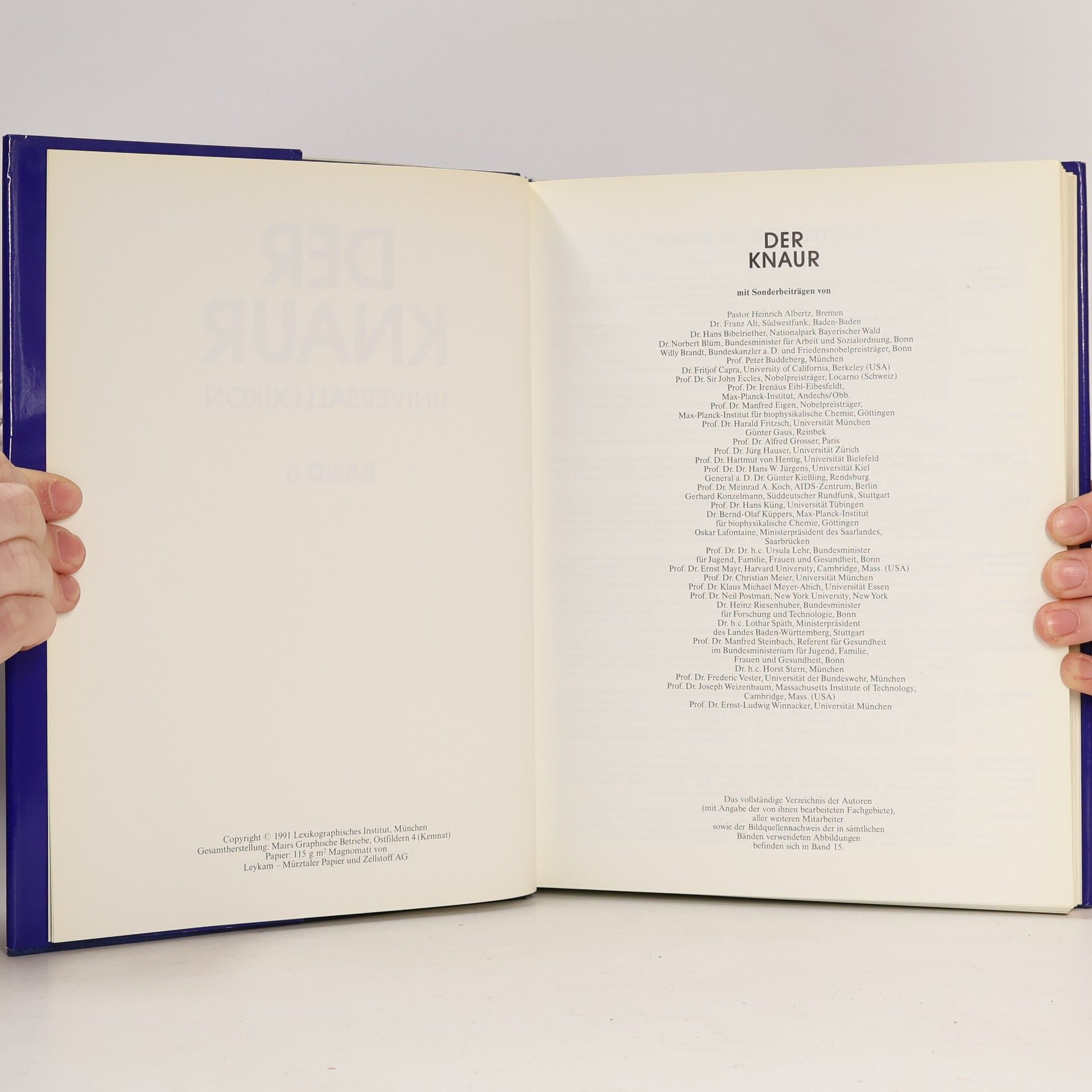 Autorenkollektiv Der Knaur. Universal Lexikon in 15 Bänden. 6