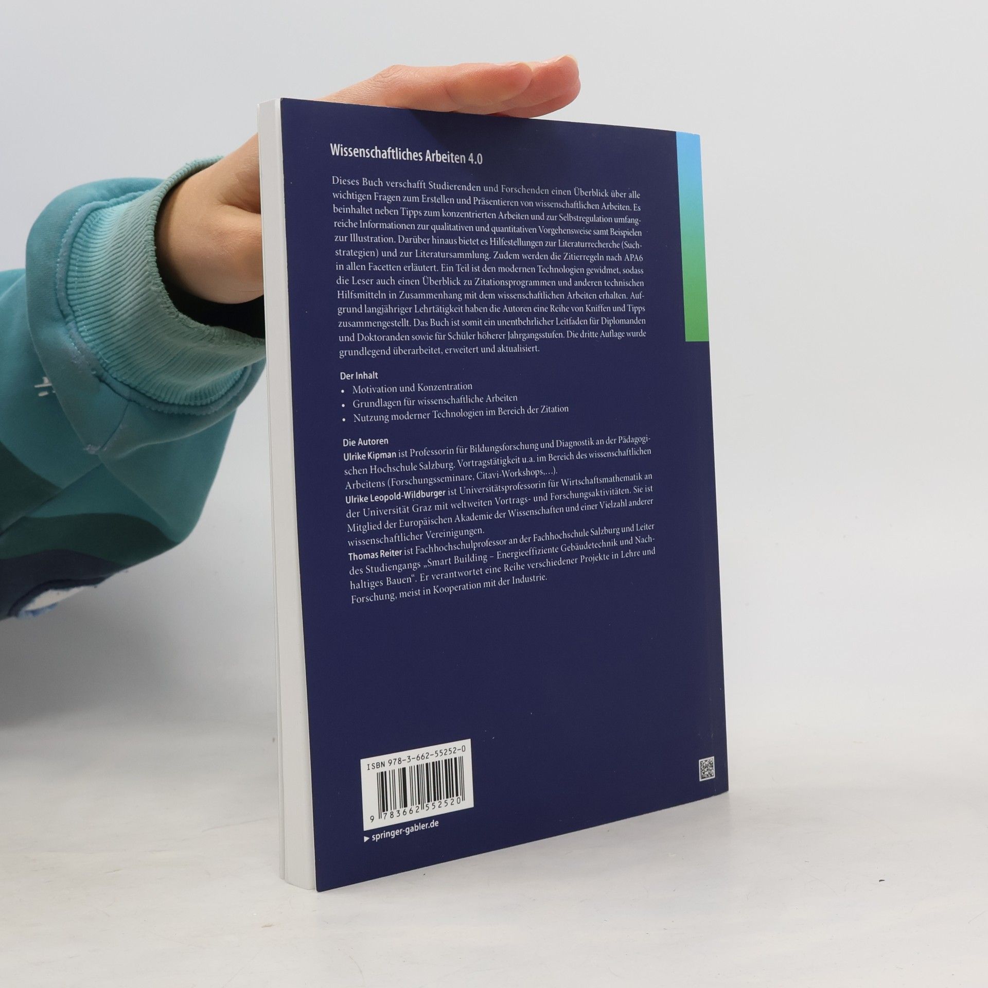 Ulrike Kipman Wissenschaftliches Arbeiten 4.0