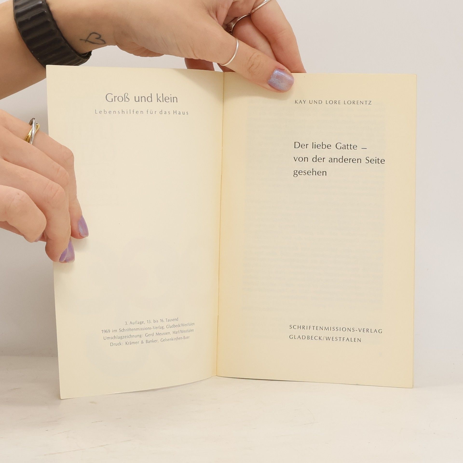 Lore Lorentz Der liebe Gatte. Von der anderen Seite gesehen