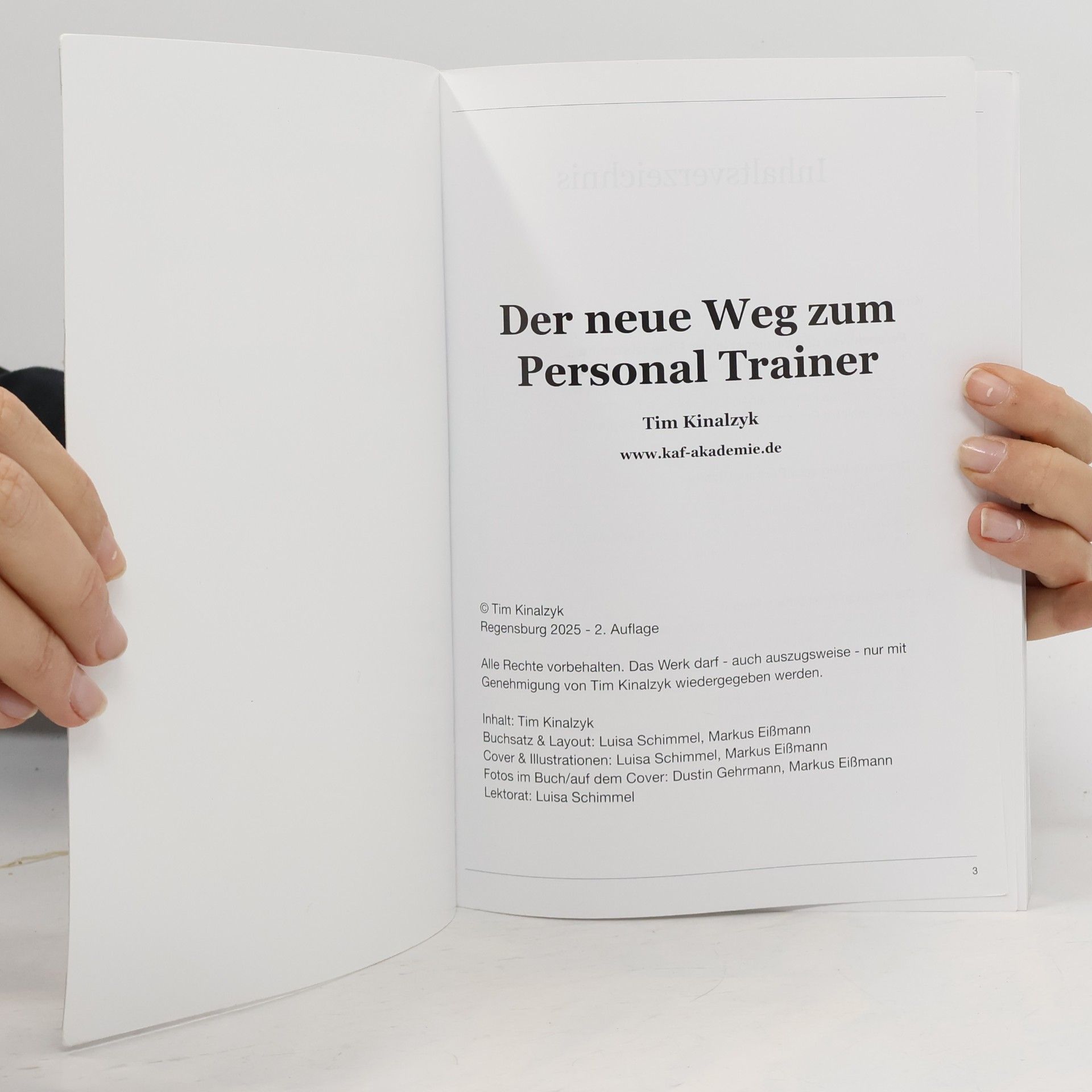 Tim Kinalzyk Dein Weg zum Personal Trainer