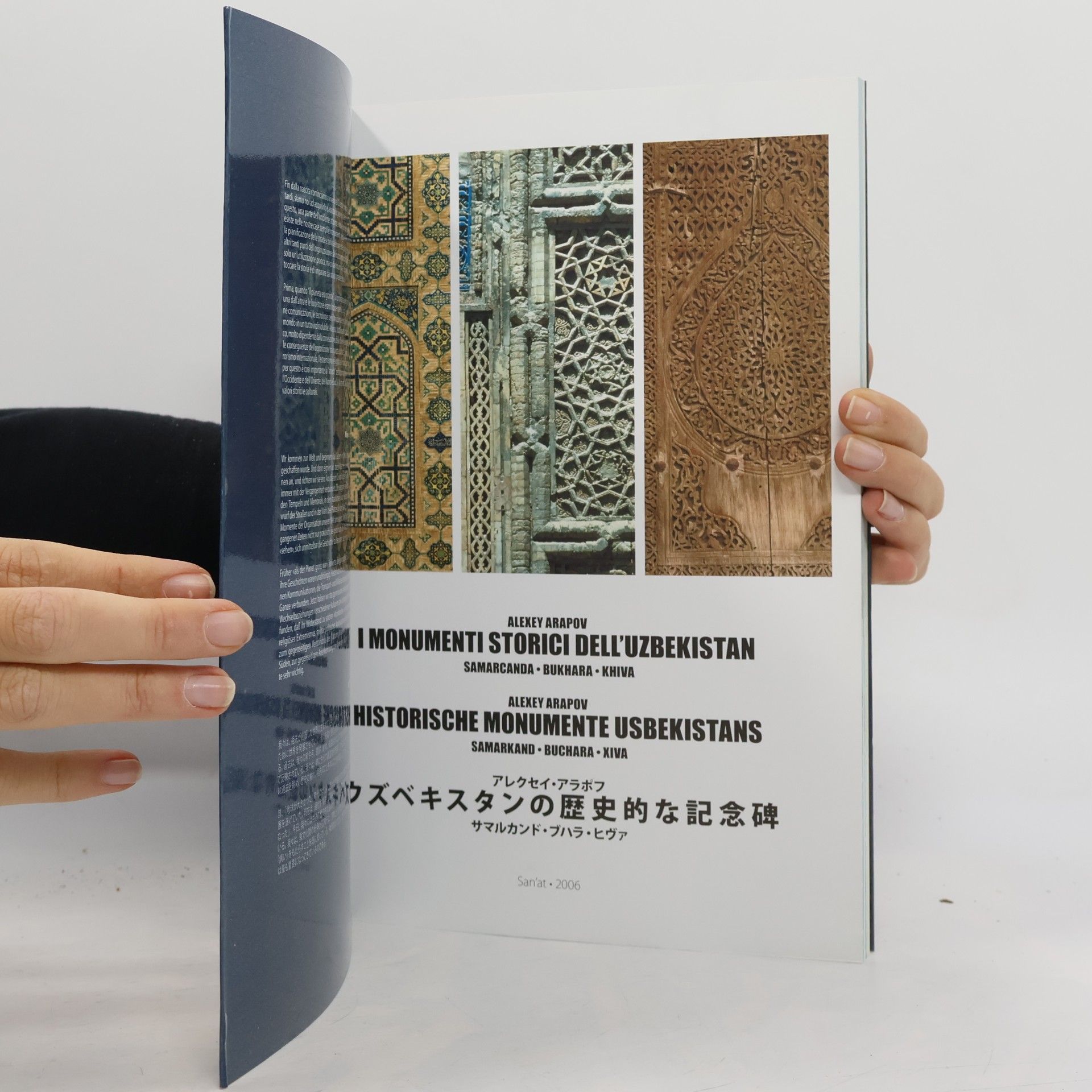 Alexey Arapov Historische Monumente Usbekistans. I monumenti storici dell'Uzbekistan