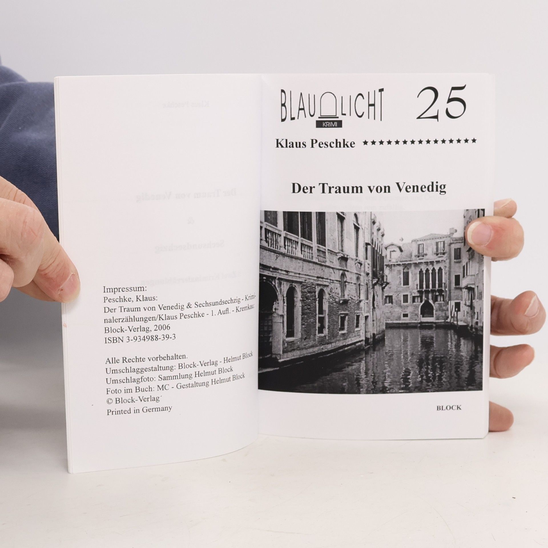 Klaus Peschke Der Traum von Venedig & Sechsundsechzig 25/26