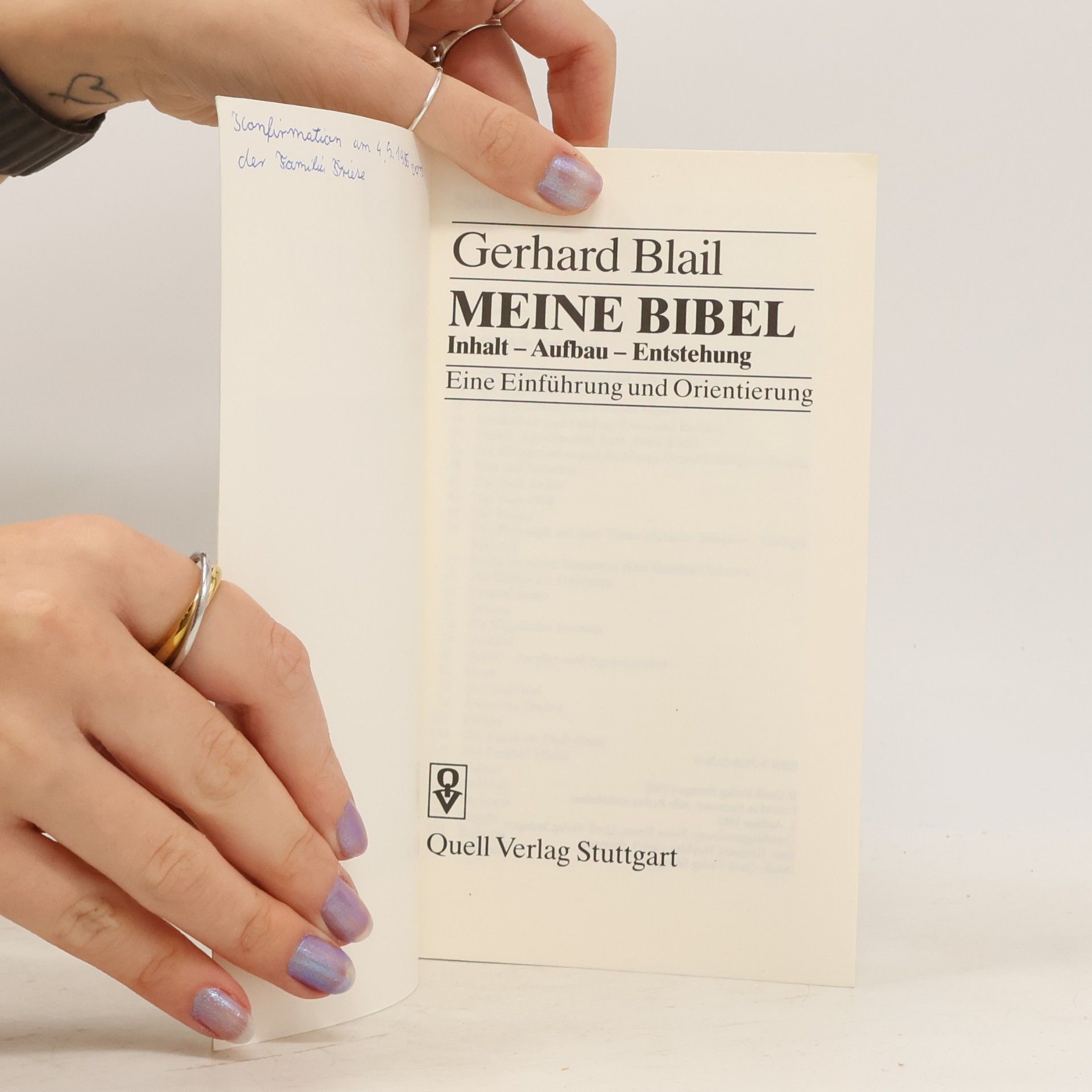Gerhard Blail Meine Bibel