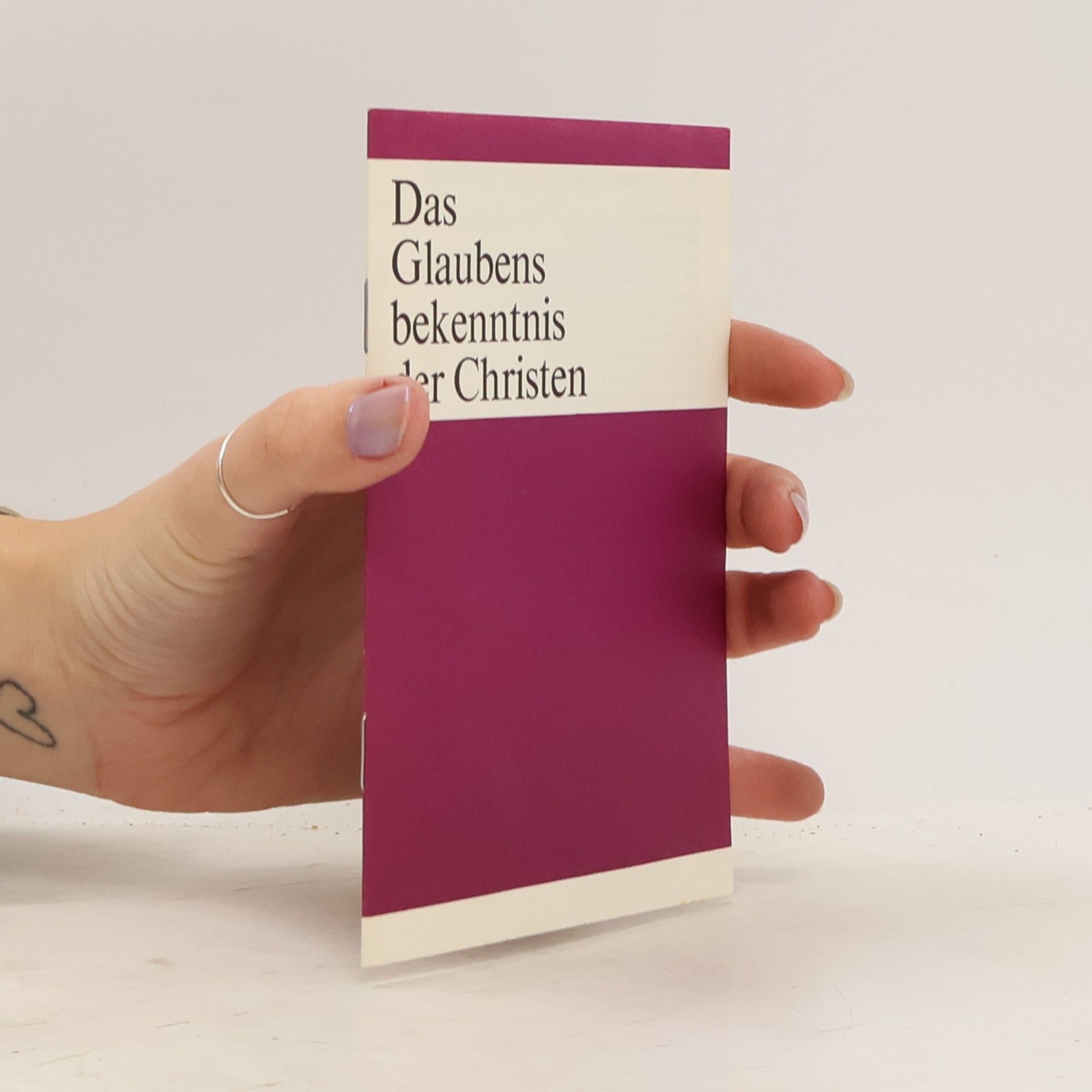 Wilfried Pioch Das Glaubensbekenntnis der Christen