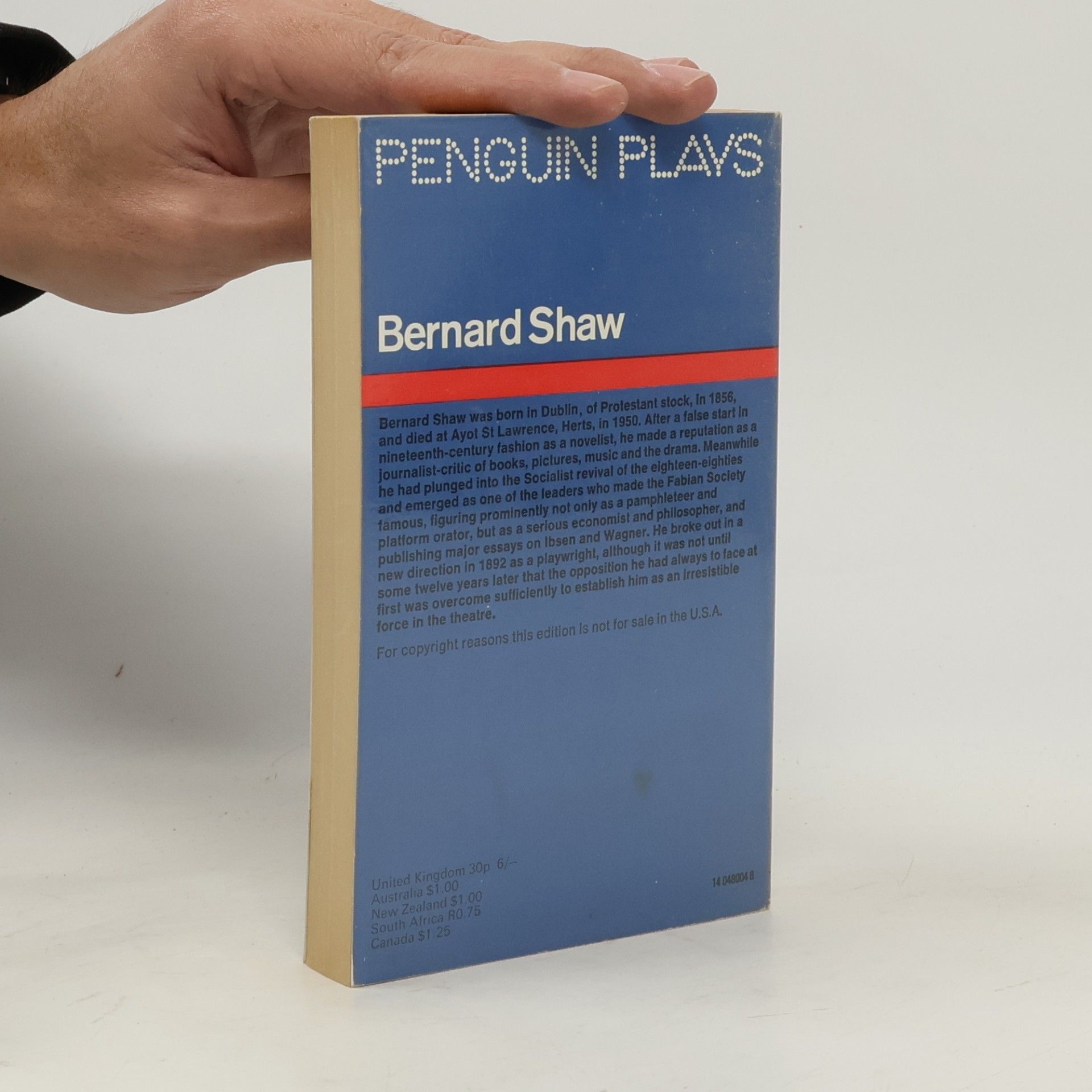 George Bernard Shaw Plays Pleasant