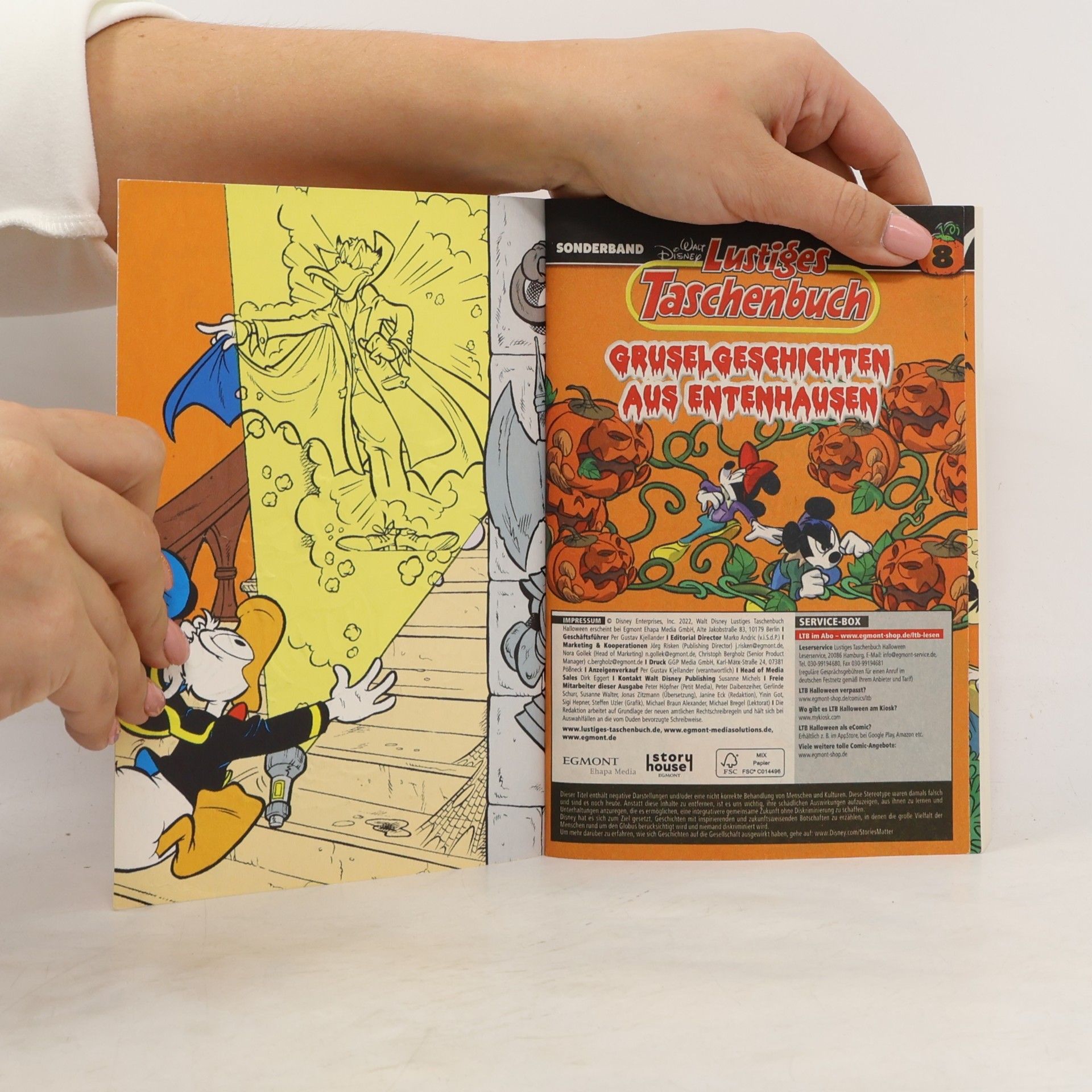 Walt Disney Lustiges Taschenbuch. Halloween 8