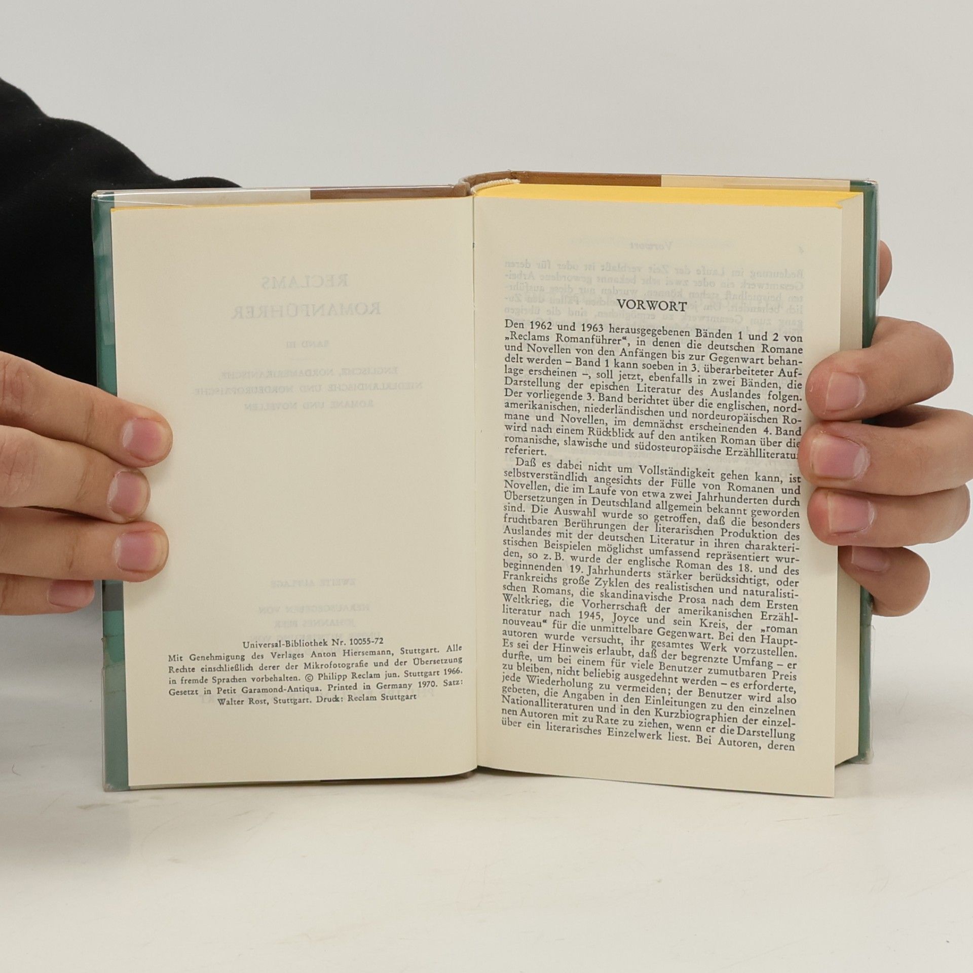 Various authors Reclams Romanführer. Band III
