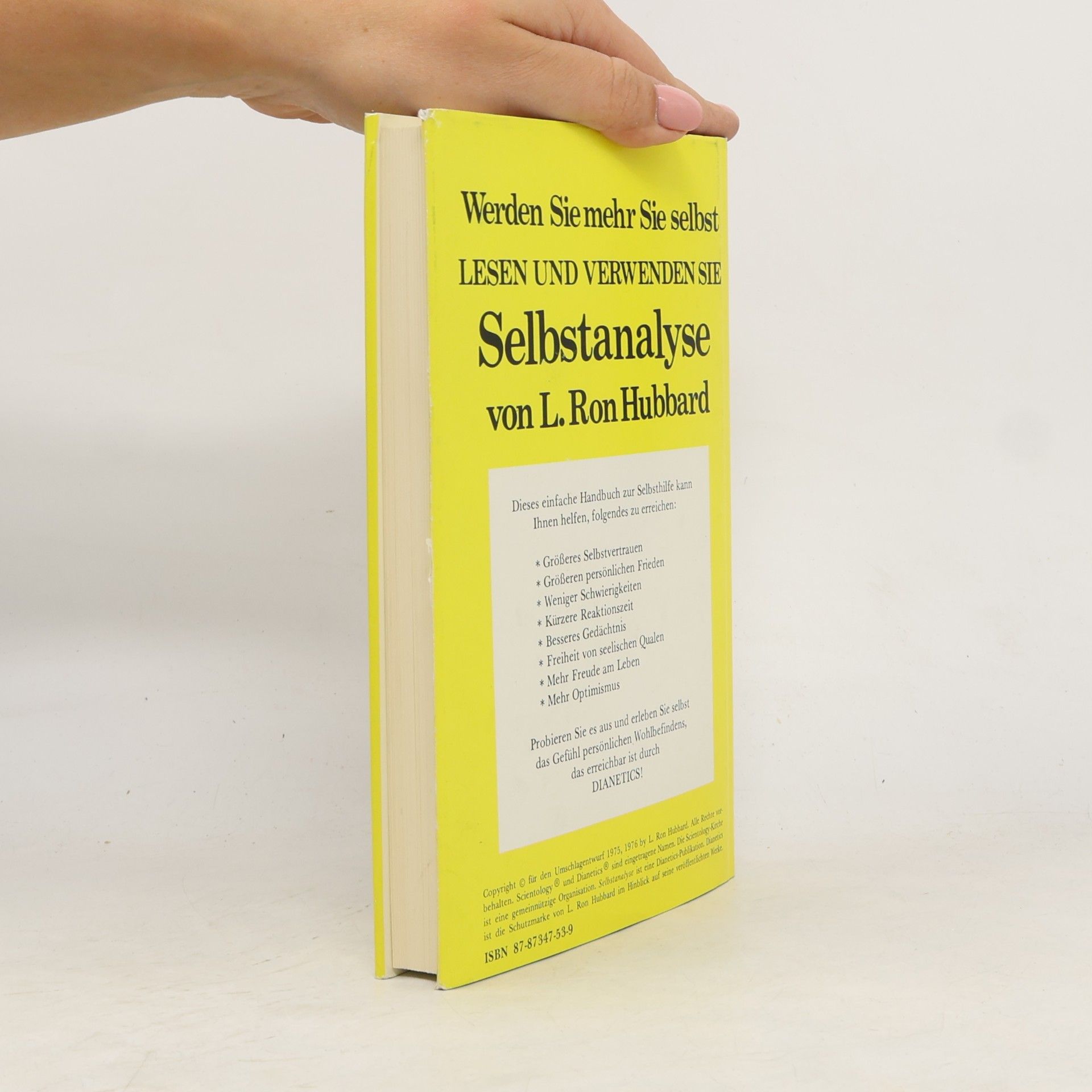 Lafayette Ronald Hubbard Selbstanalyse