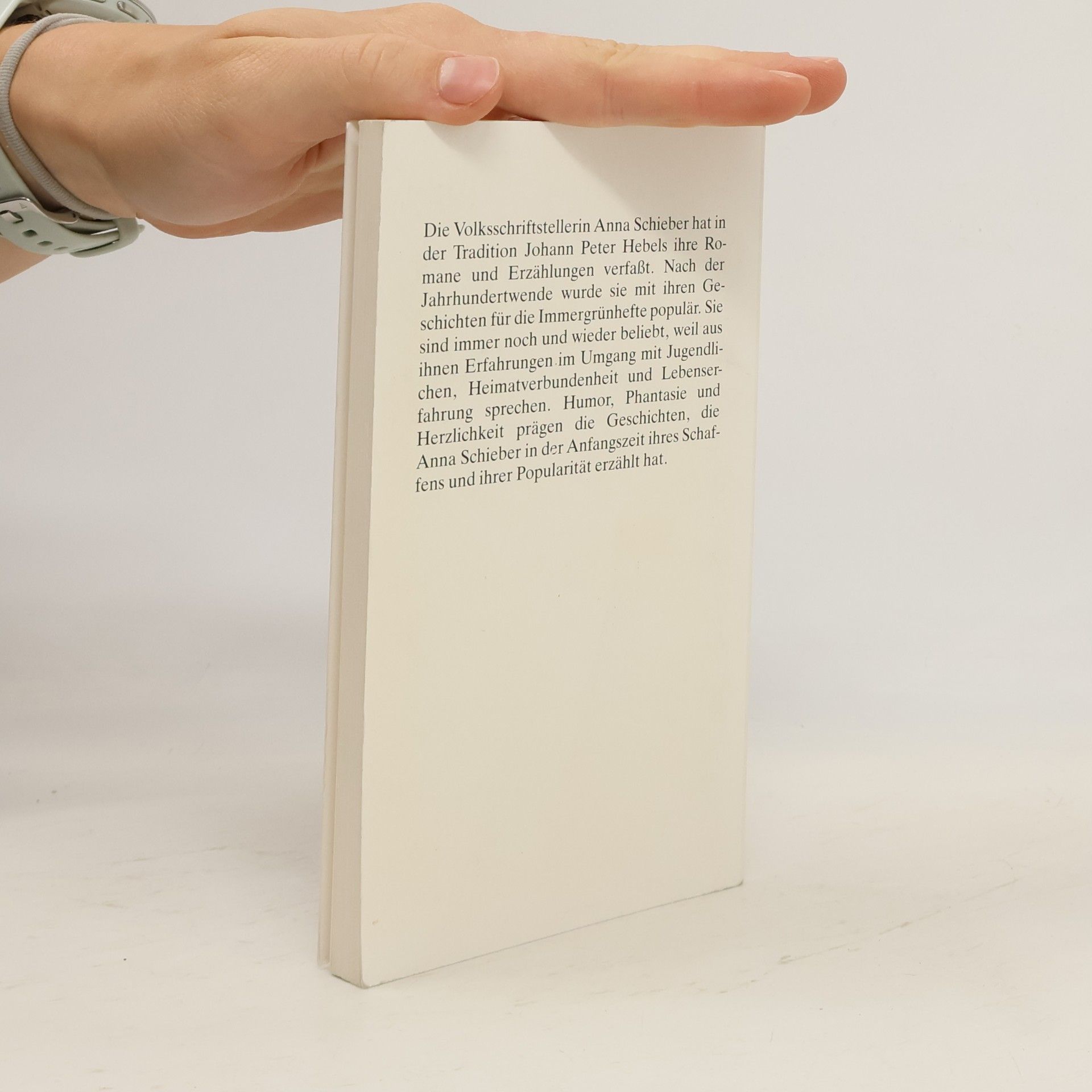 Anna Schieber Immergrüne Geschichten
