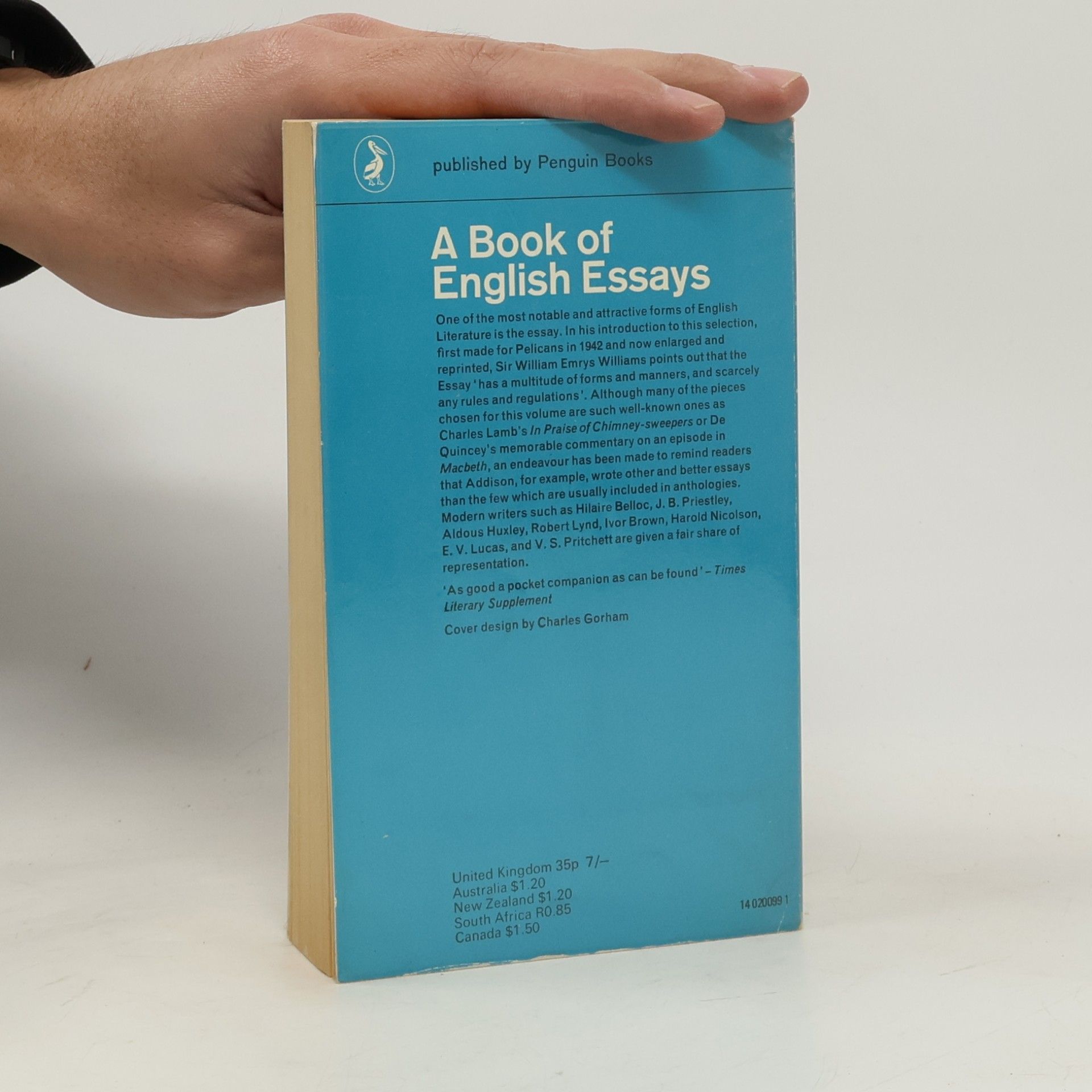 W. E. Williams A Book of English Essays