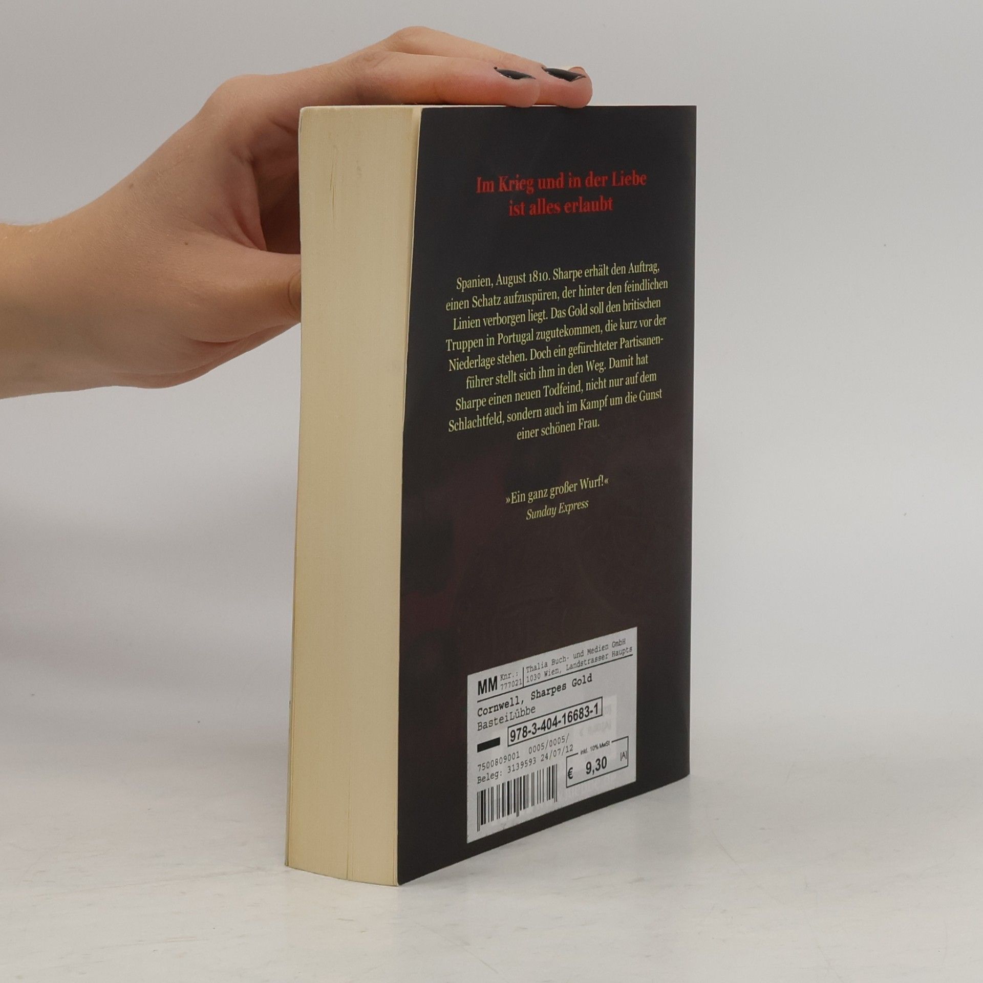 Bernard Cornwell Sharpes Gold