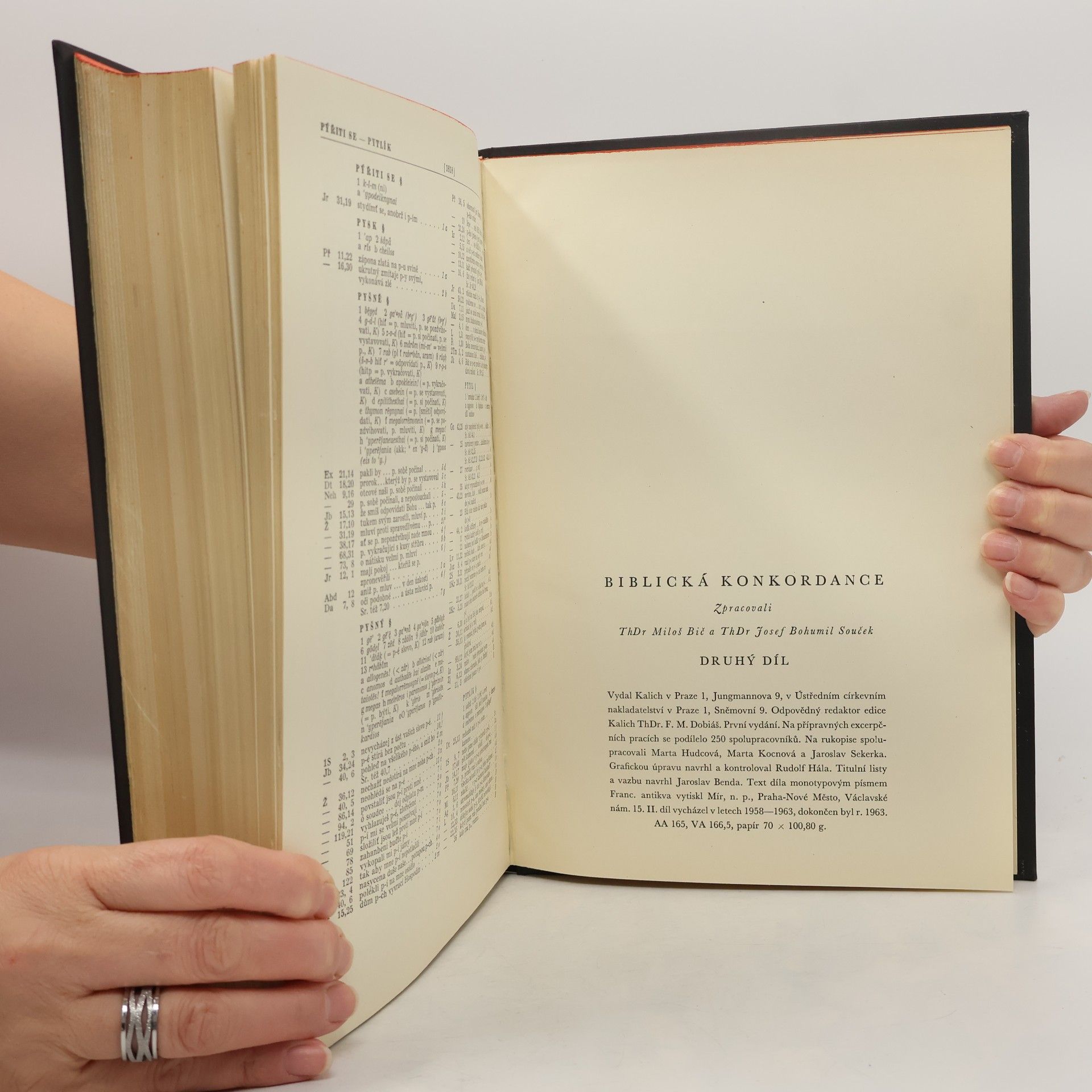 Various authors Biblická konkordance