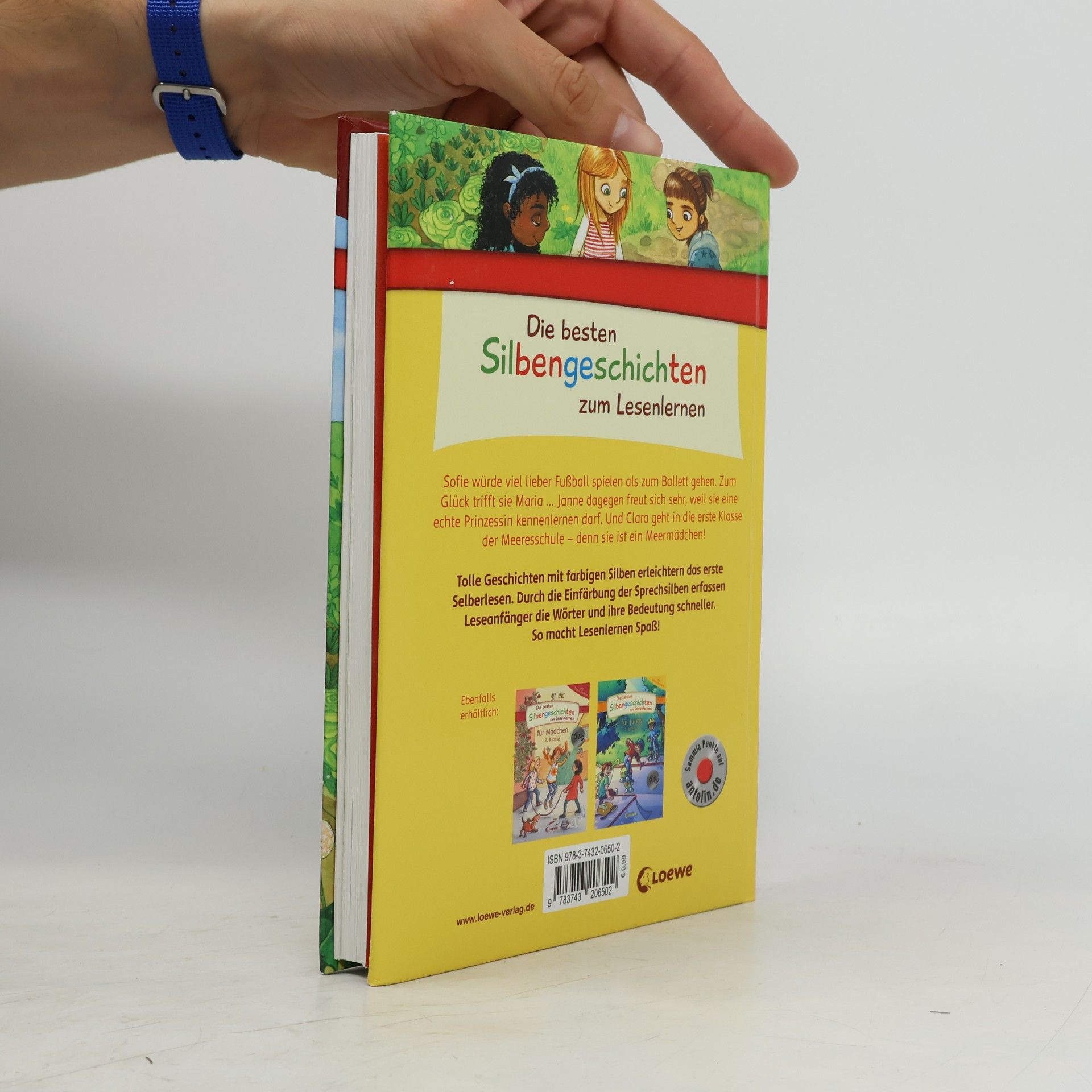 Kolektiv autorů Die besten Silbengeschichten zum Lesenlernen für Mädchen 1. Klasse