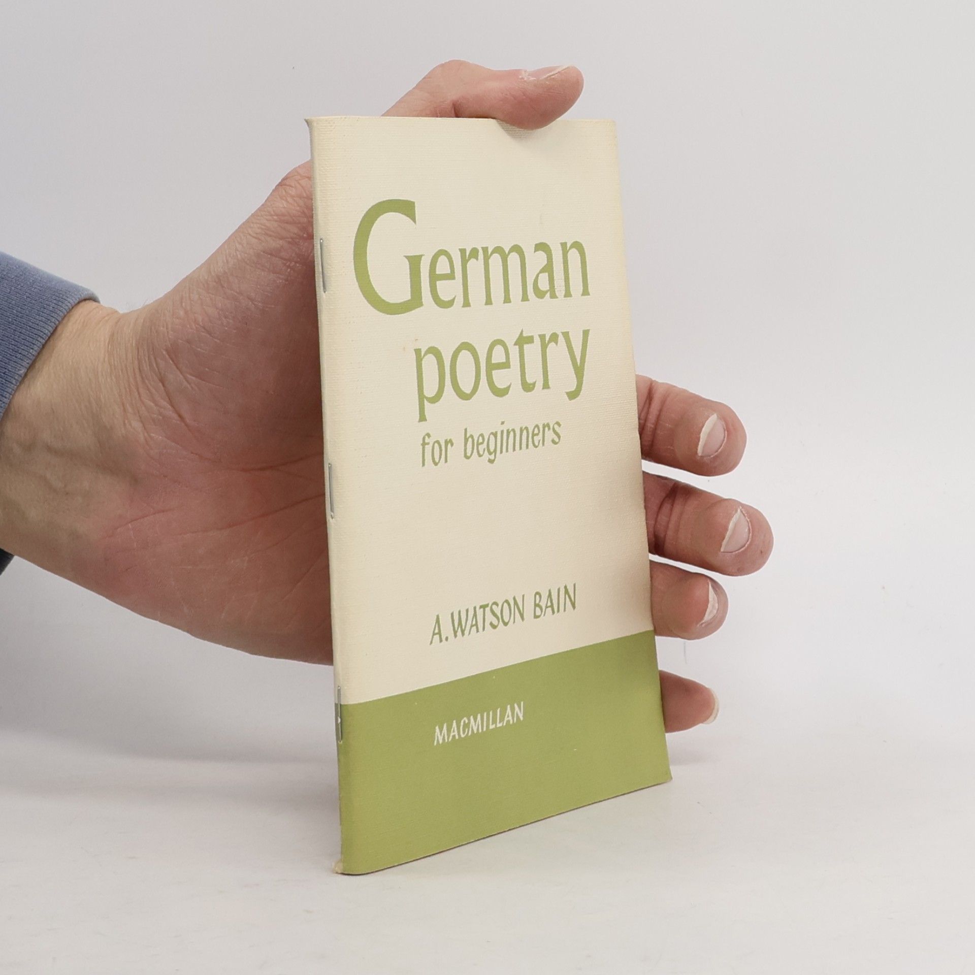 A. Watson Bain German poetry