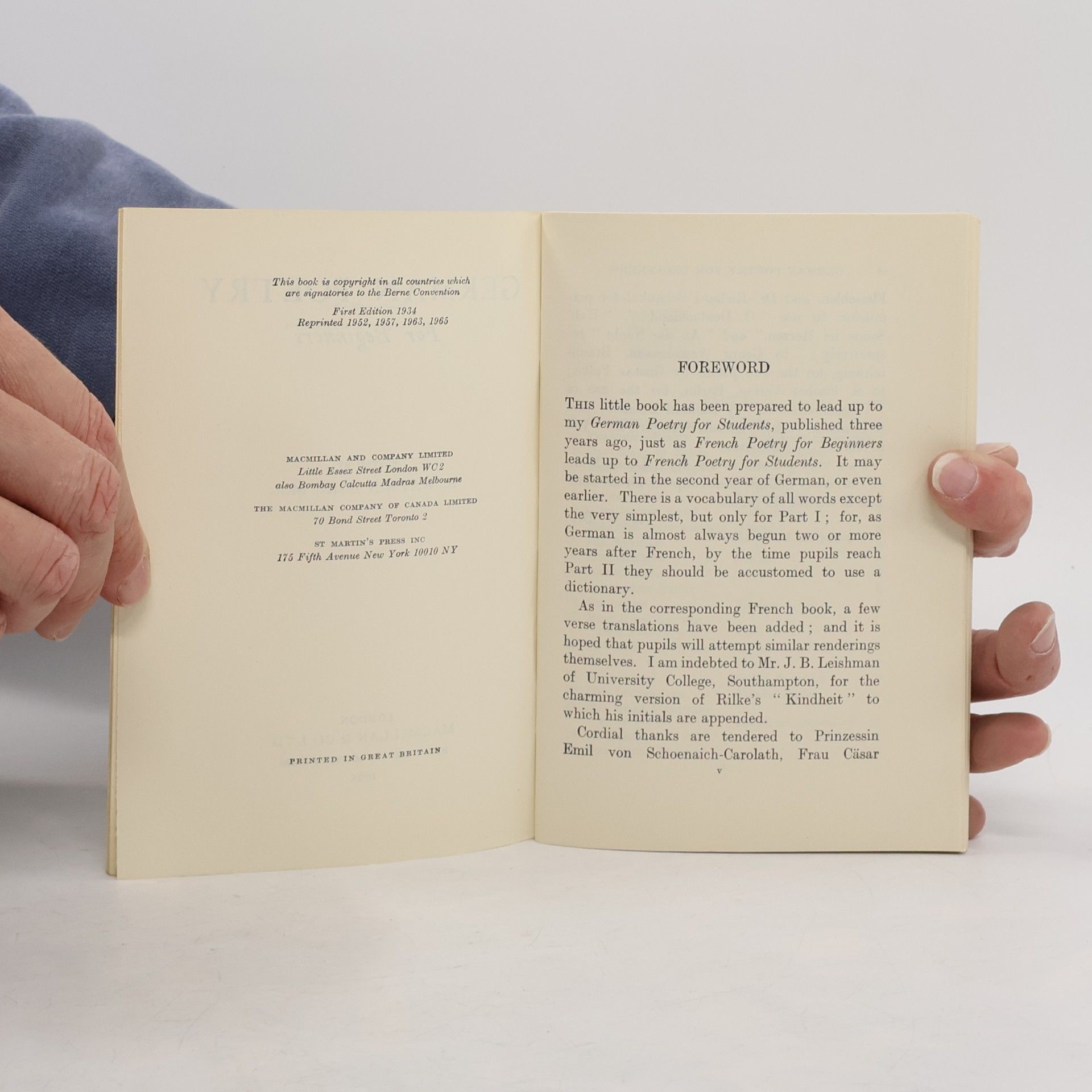 A. Watson Bain German poetry