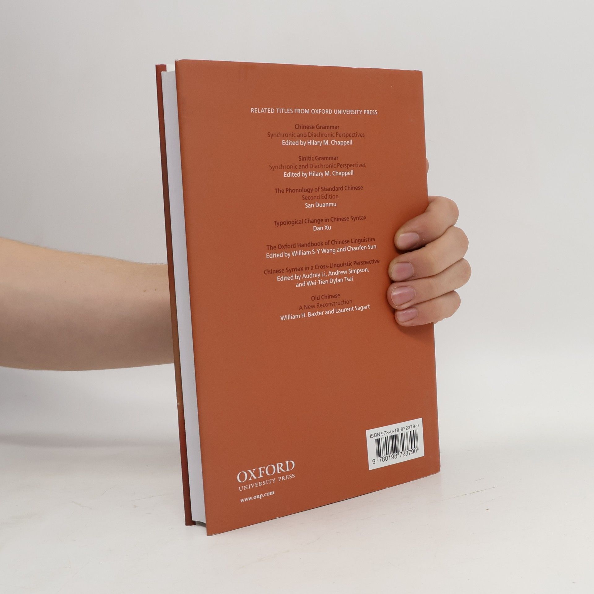 Hilary M. Chappell Diversity in Sinitic Languages