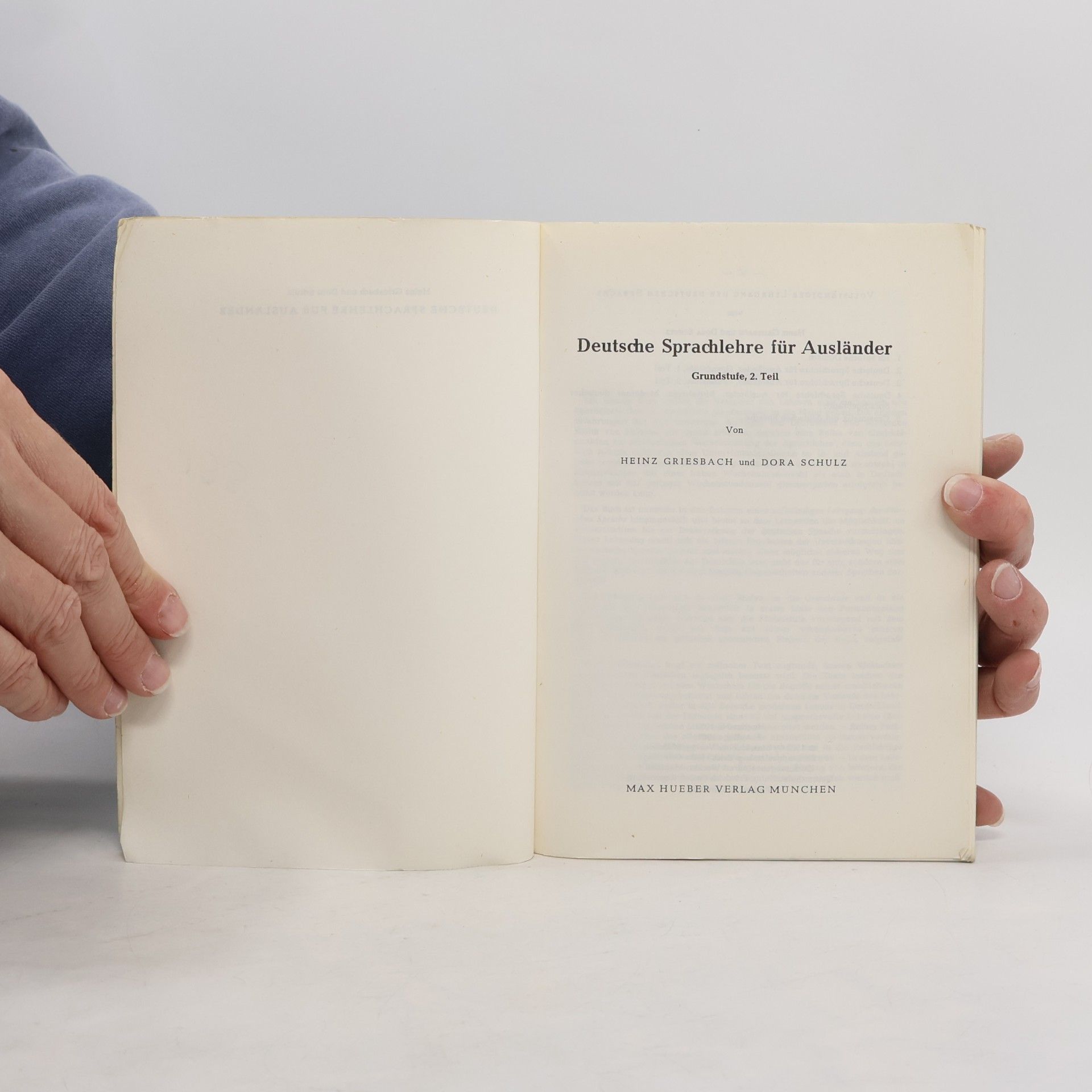Schulz-Griesbach Deustche Sprachlehre für Ausländer