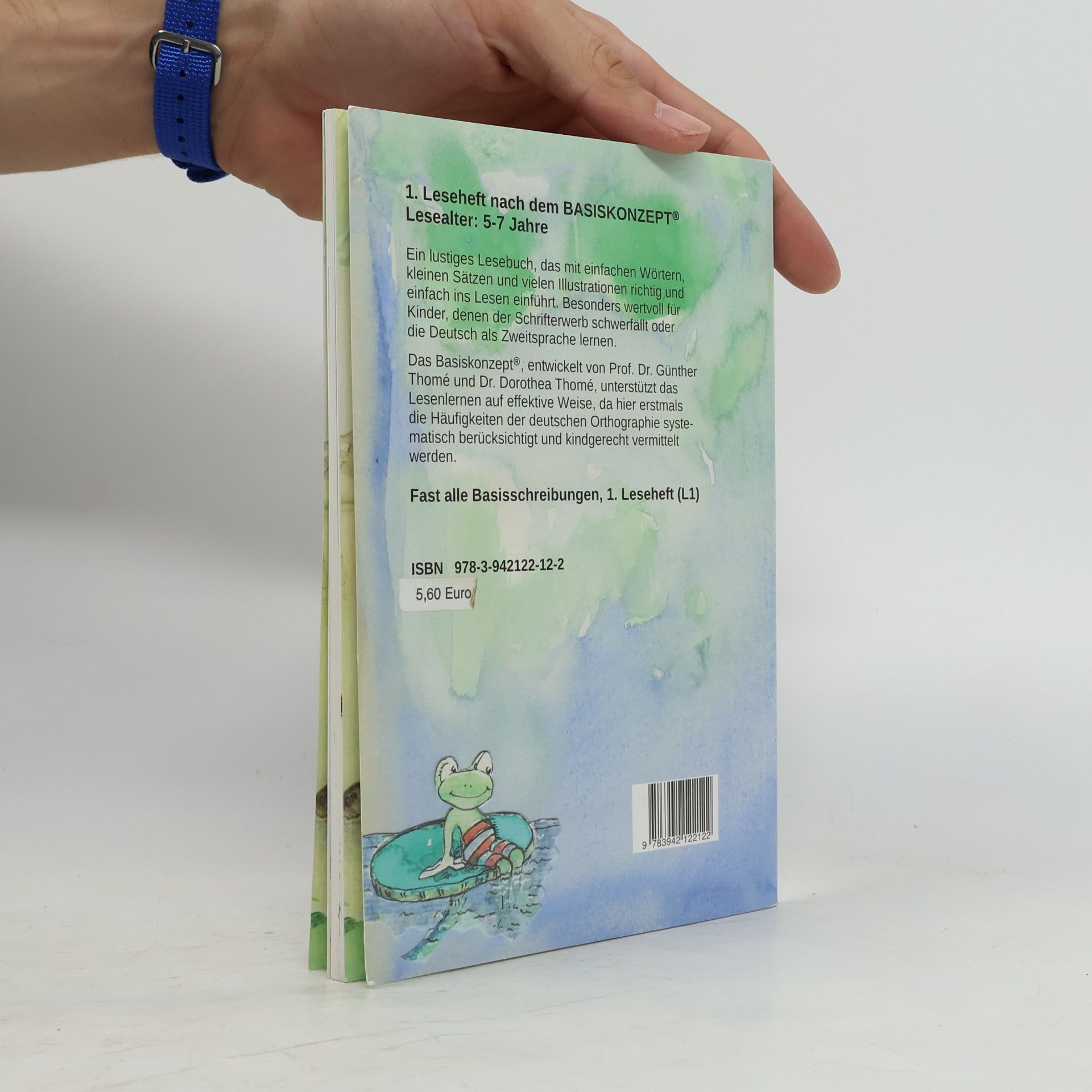 Günther Thomé Lesen mit Biene, Frosch und Hase