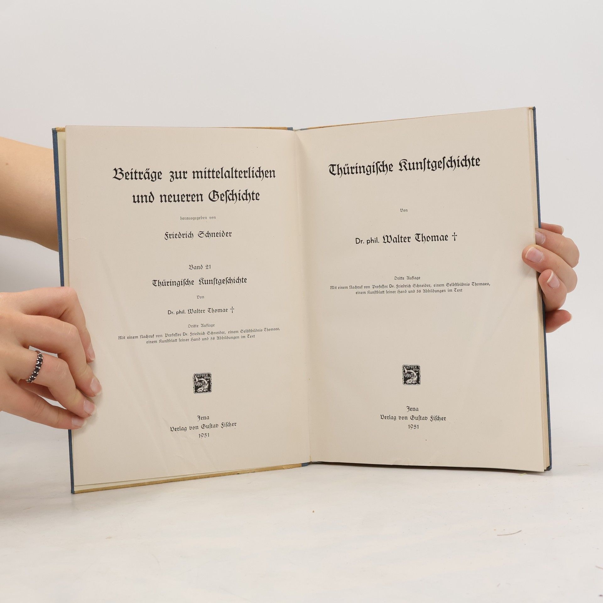 Walter Thomae Thüringische Kunstgeschichte