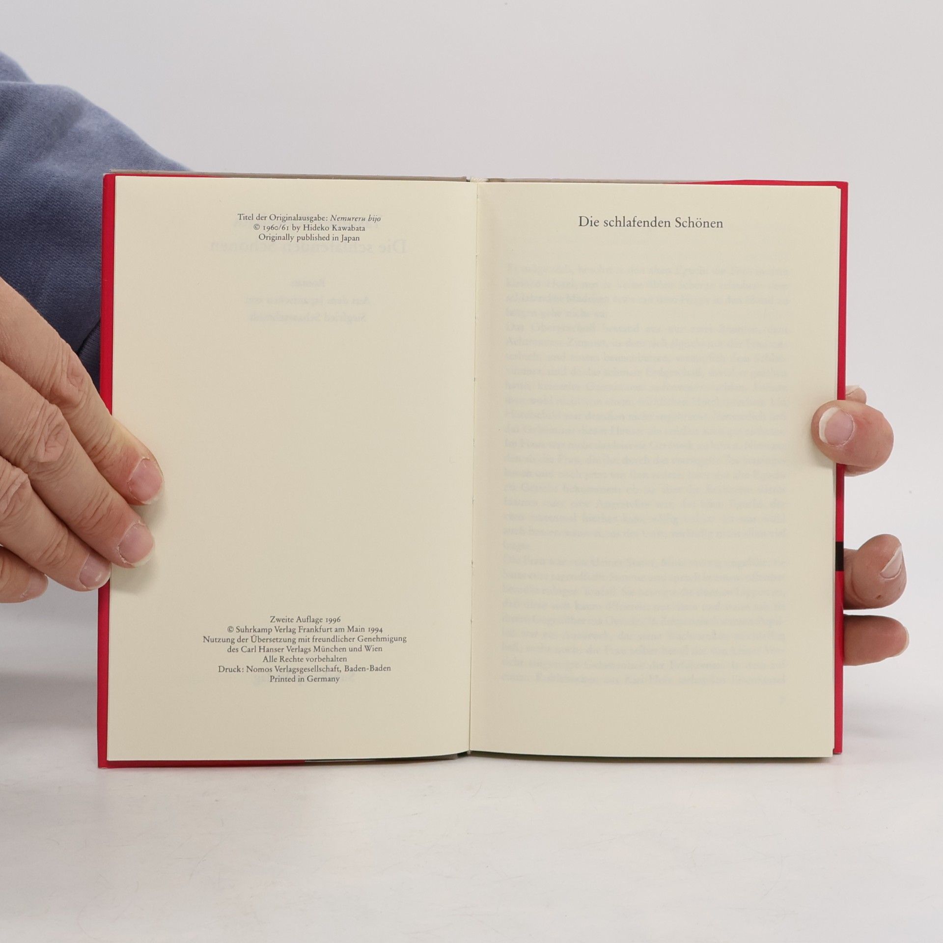 Yasunari Kawabata Die schlafenden Schönen
