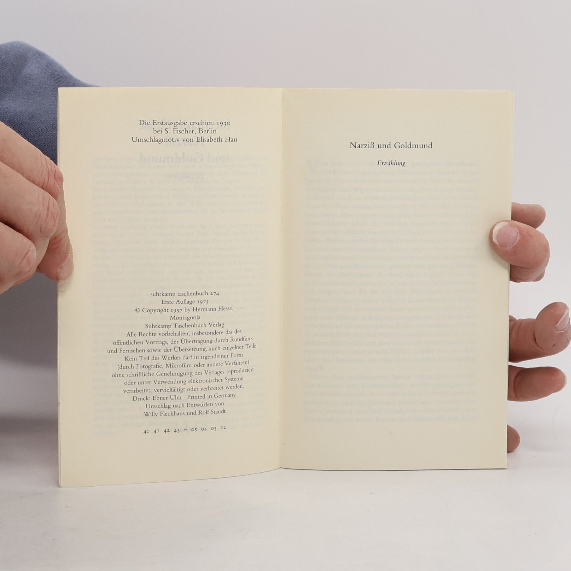 Hermann Hesse Narziss und Goldmund