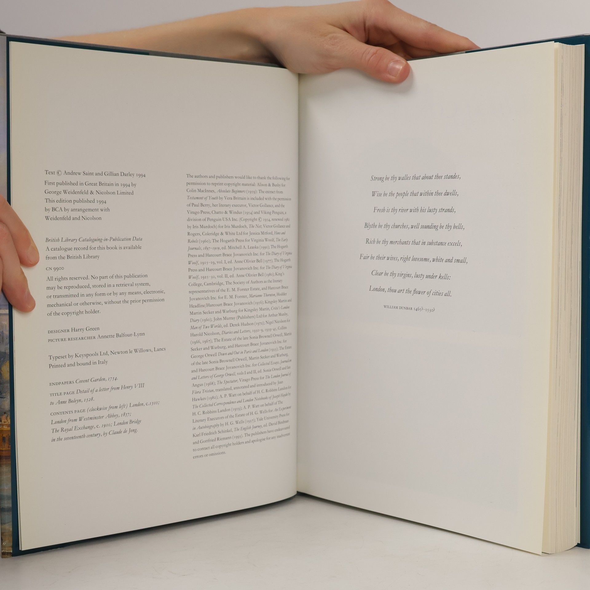 Andrew Saint The Chronicles of London